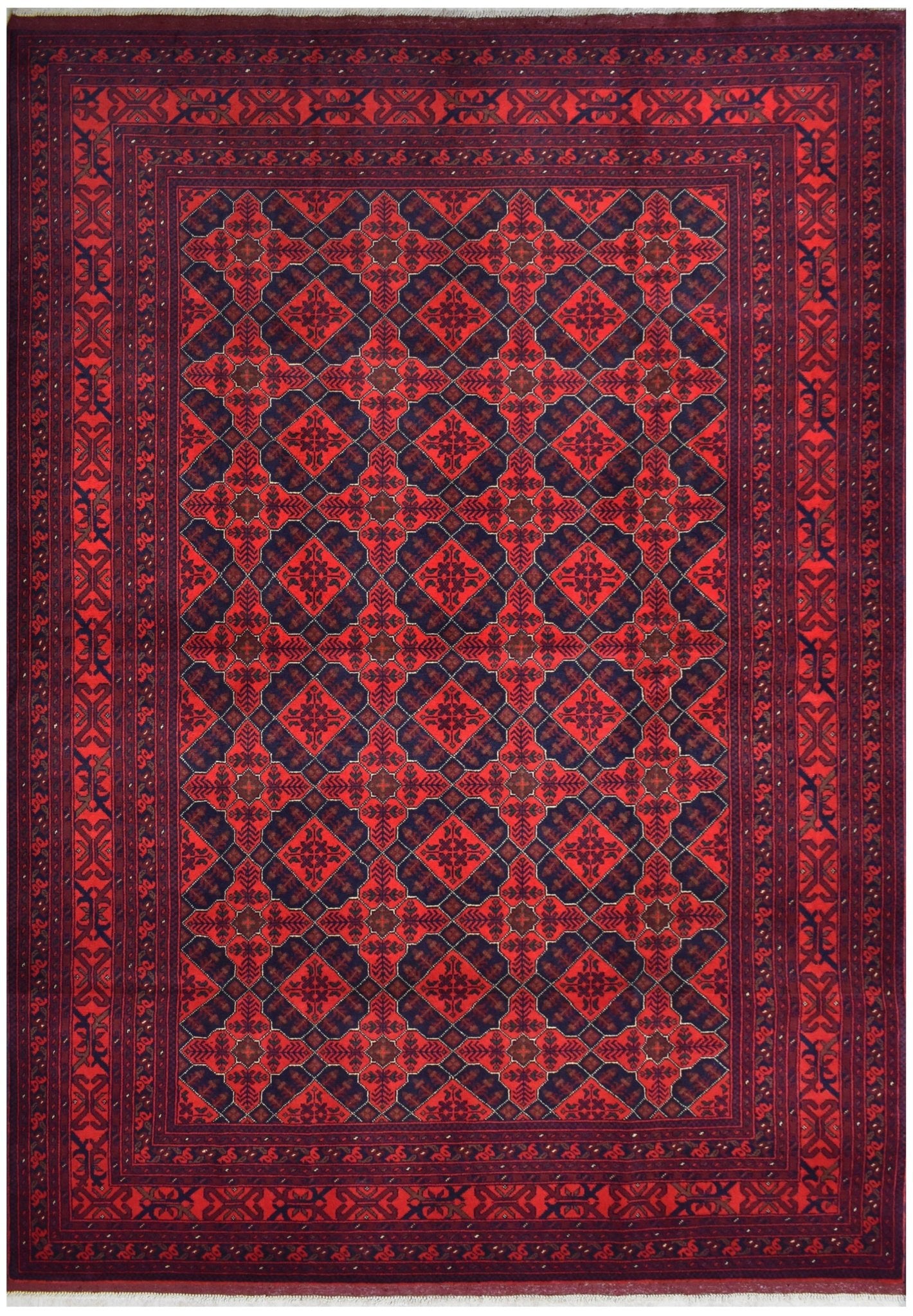 Handmade Afghan Khal Mohammadi Rug | 297 x 206 cm | 9'7" x 6'7" - Najaf Rugs & Textile