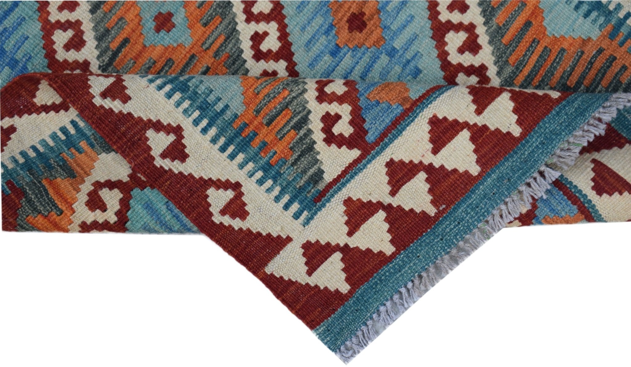 Handmade Afghan Maimana Kilim | 121 x 79 cm | 4' x 2'7" - Najaf Rugs & Textile