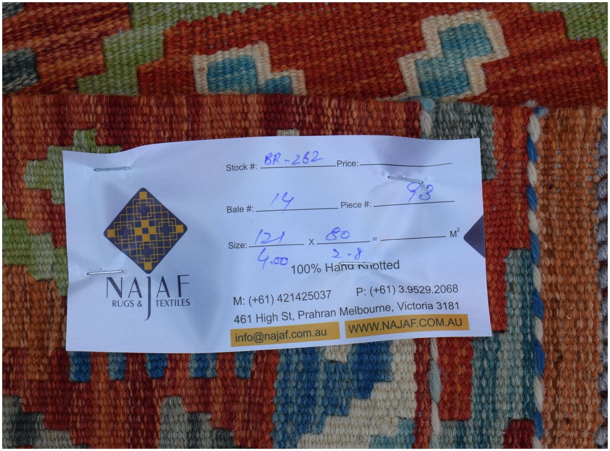 Handmade Afghan Maimana Kilim | 121 x 80 cm | 4' x 2'8" - Najaf Rugs & Textile