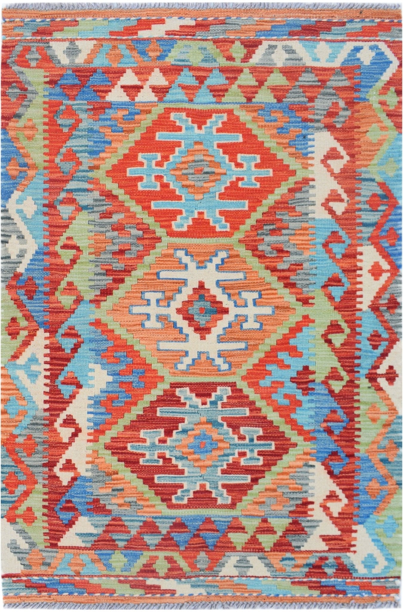 Handmade Afghan Maimana Kilim | 121 x 80 cm | 4' x 2'8" - Najaf Rugs & Textile