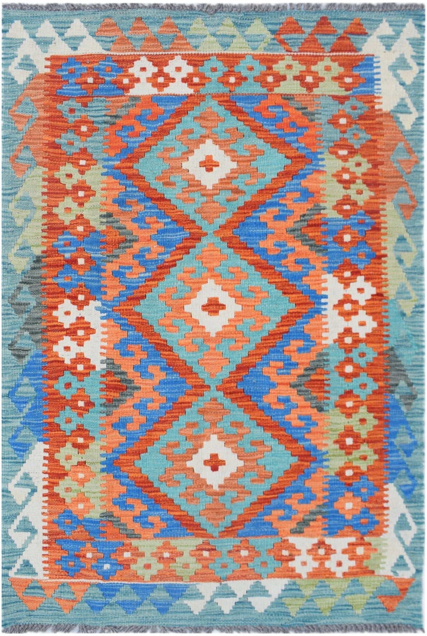 Handmade Afghan Maimana Kilim | 121 x 82 cm | 4' x 2'8" - Najaf Rugs & Textile