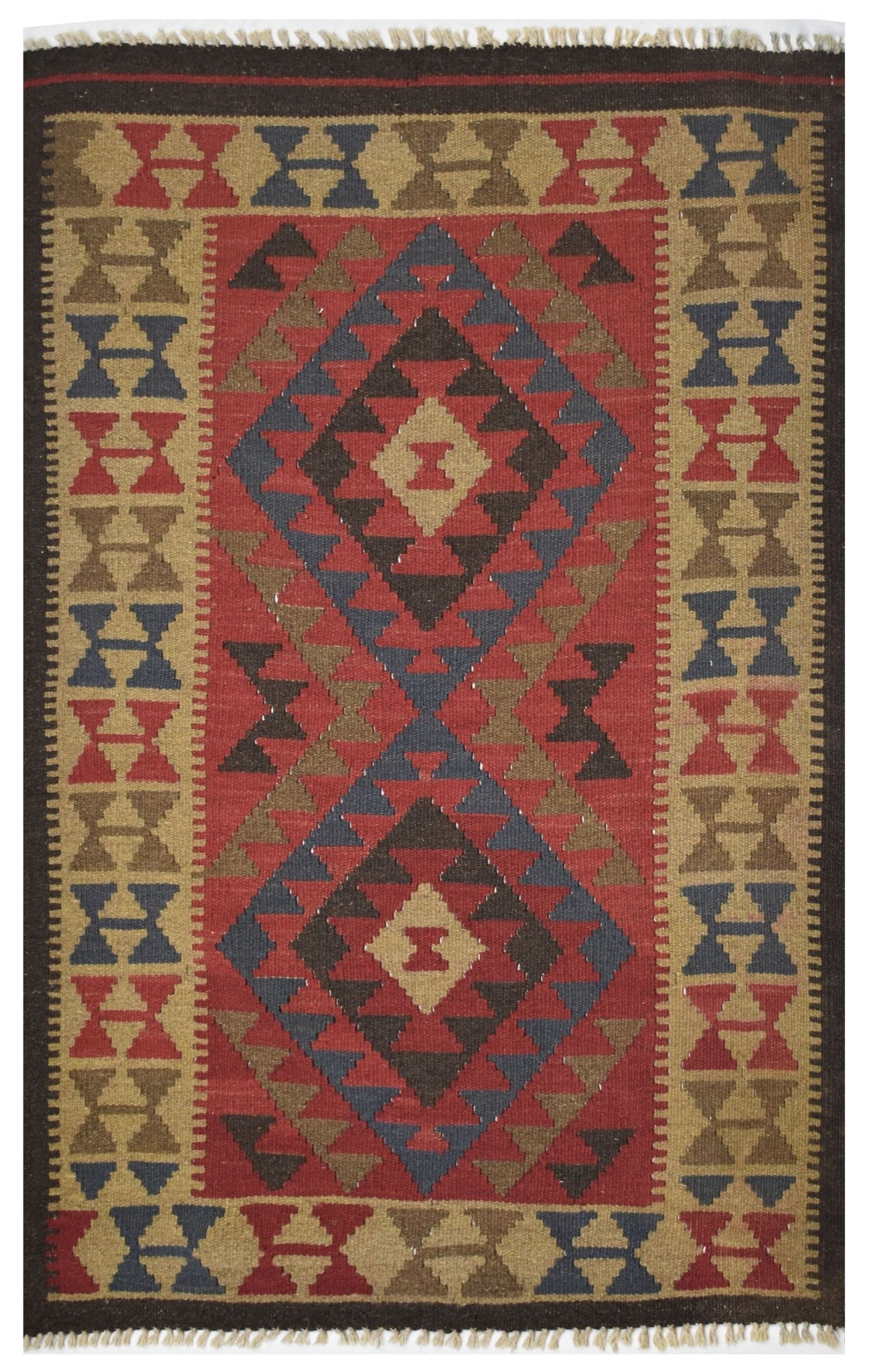 Handmade Afghan Maimana Kilim | 146 x 98 cm | 4'7" x 3'2" - Najaf Rugs & Textile