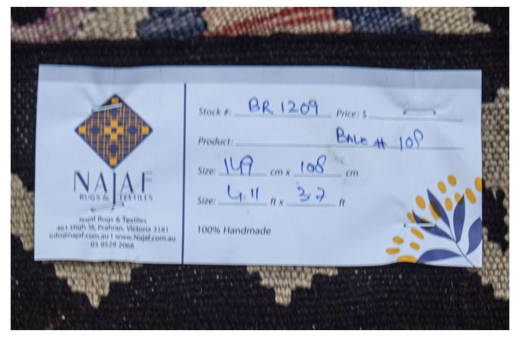 Handmade Afghan Maimana Kilim | 149 x 108 cm | 4'11" x 3'7" - Najaf Rugs & Textile