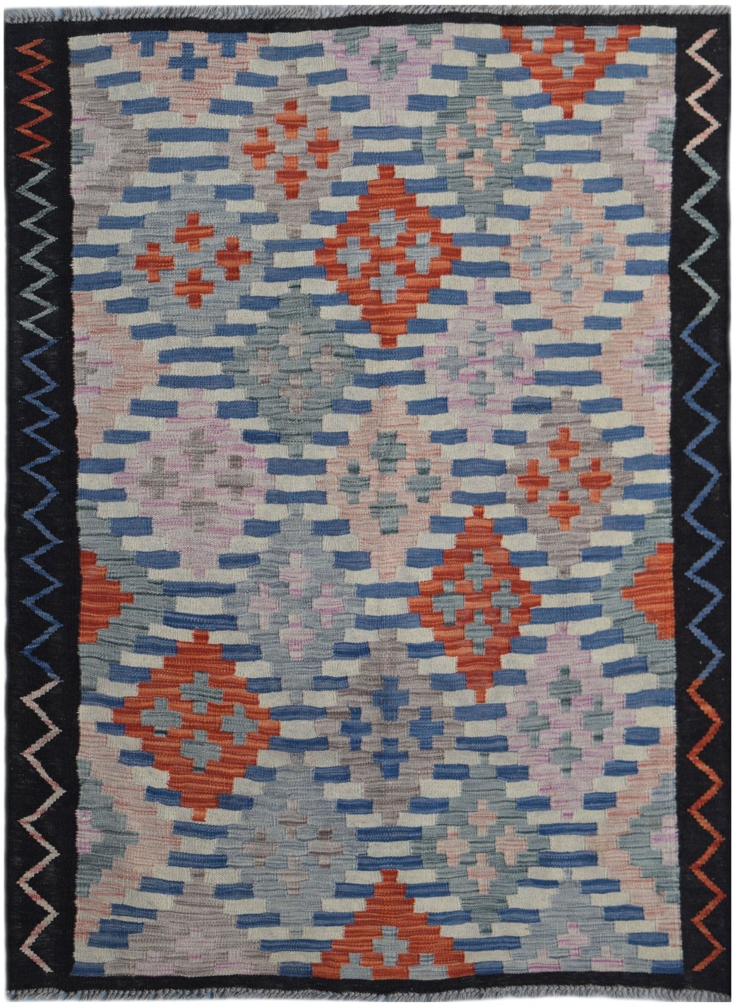 Handmade Afghan Maimana Kilim | 180 x 131 cm | 5'11" x 4'4" - Najaf Rugs & Textile