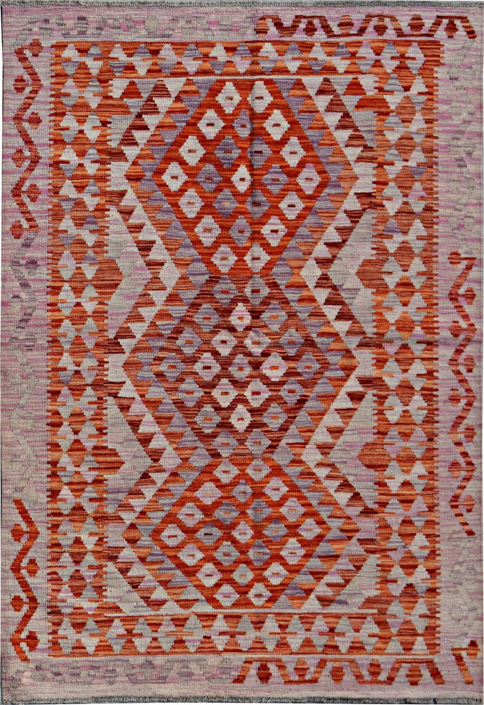 Handmade Afghan Maimana Kilim | 181 x 122 cm | 5'11" x 4' - Najaf Rugs & Textile
