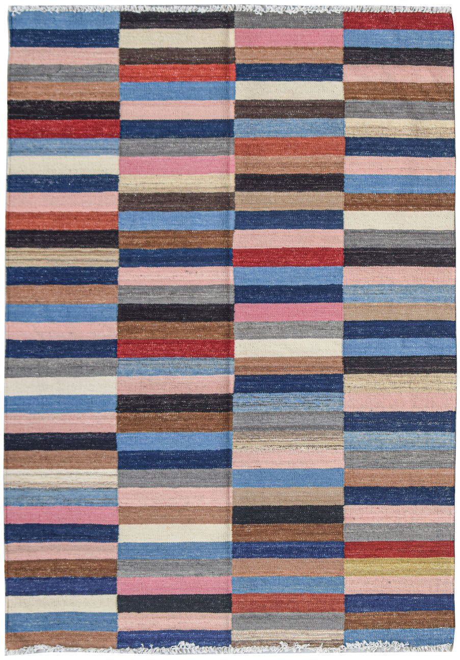 Handmade Afghan Maimana Kilim | 181 x 126 cm | 5'11" x 5'2" - Najaf Rugs & Textile