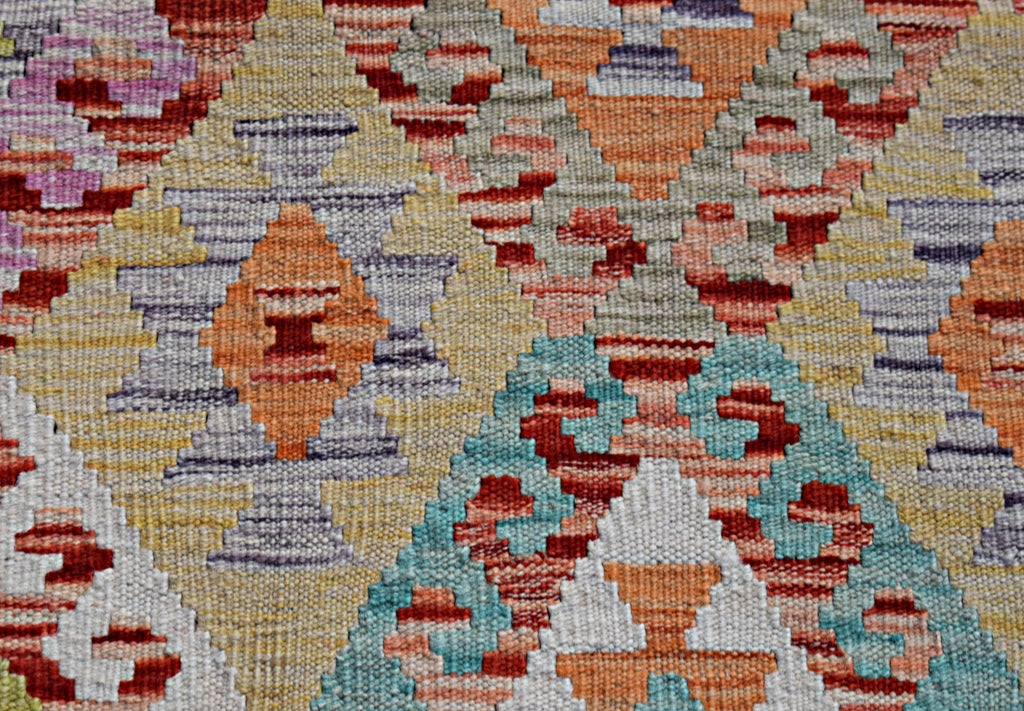 Handmade Afghan Maimana Kilim | 185 x 134 cm | 6'1" x 4'5" - Najaf Rugs & Textile