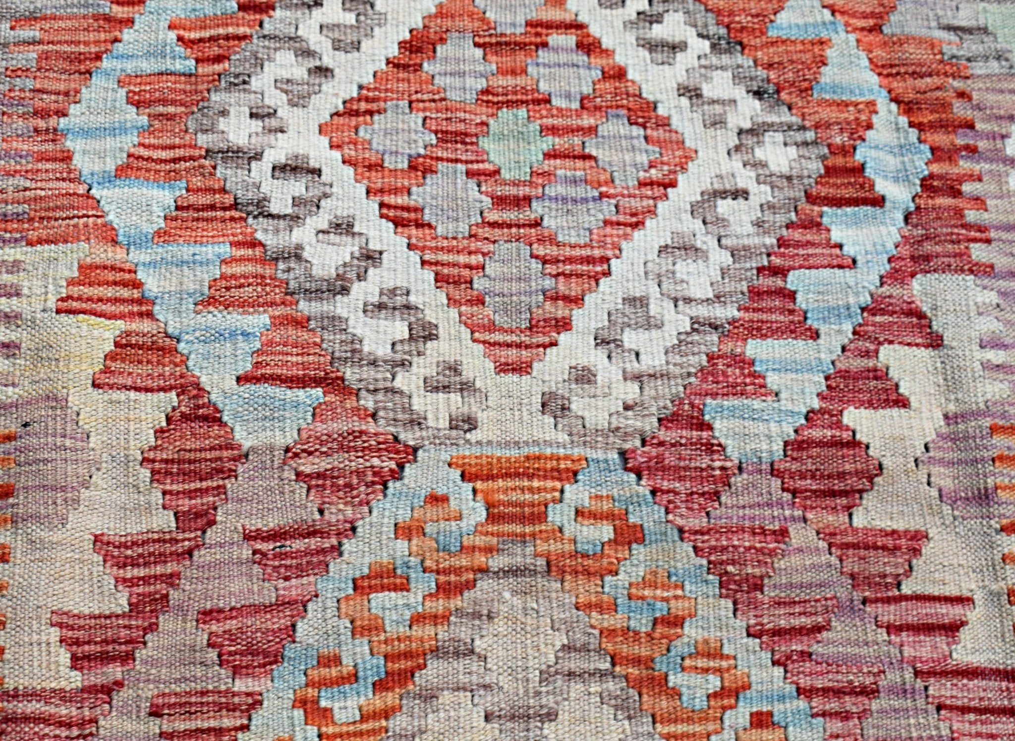 Handmade Afghan Maimana Kilim | 186 x 121 cm | 6'2" x 4' - Najaf Rugs & Textile