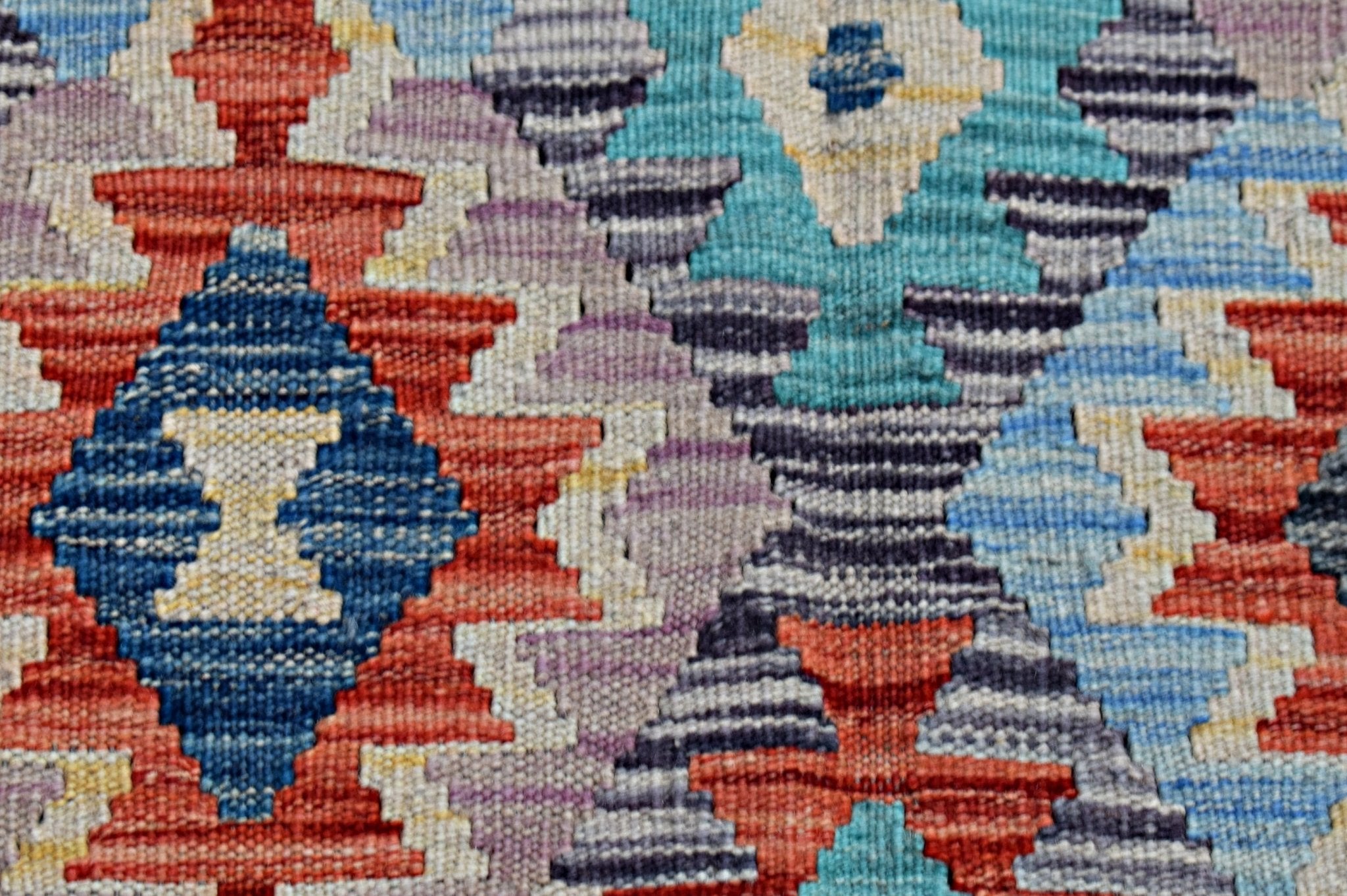 Handmade Afghan Maimana Kilim | 186 x 144 cm | 6'2" x 4'9" - Najaf Rugs & Textile