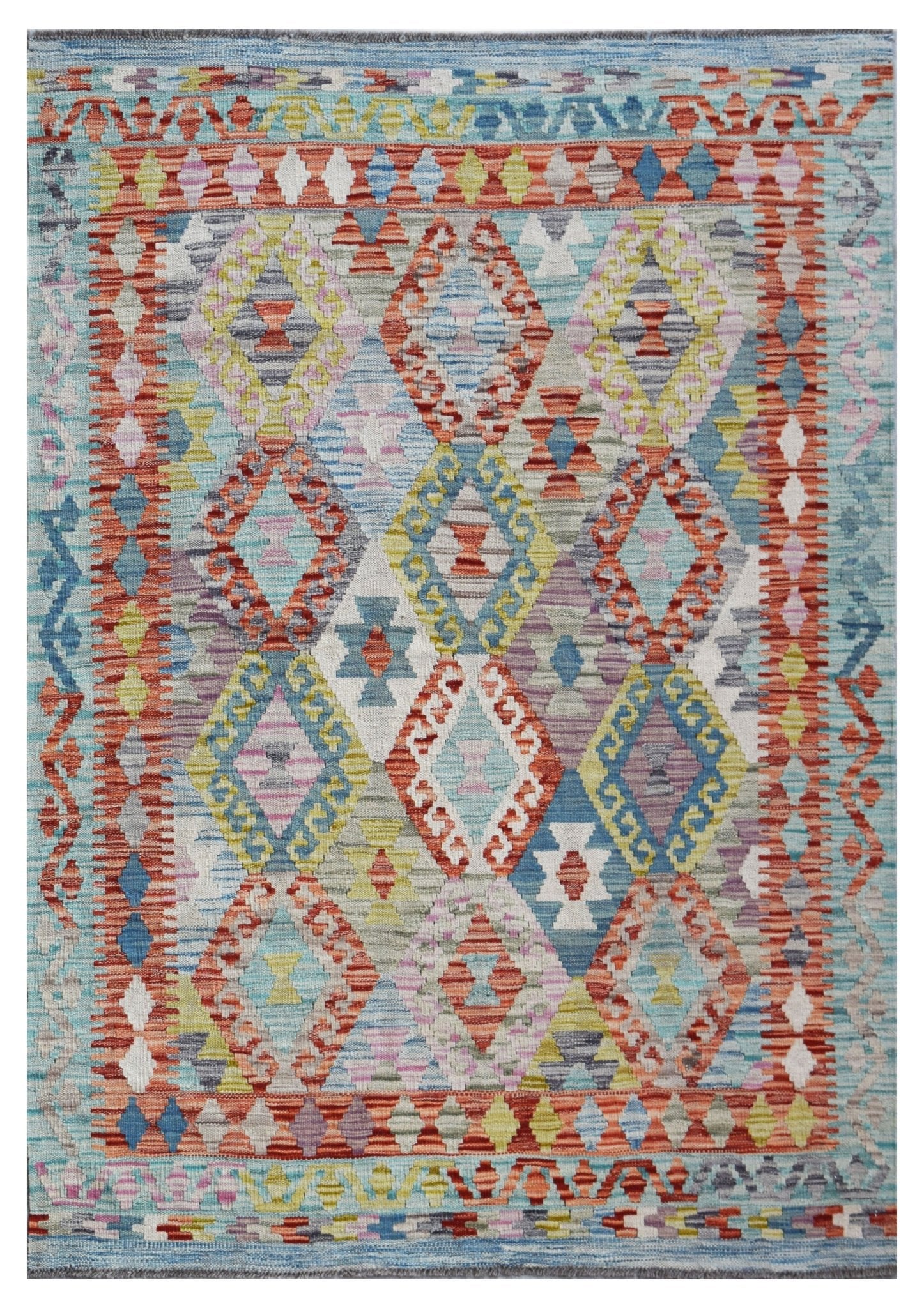 Handmade Afghan Maimana Kilim | 192 x 127 cm | 6'4" x 4'2" - Najaf Rugs & Textile