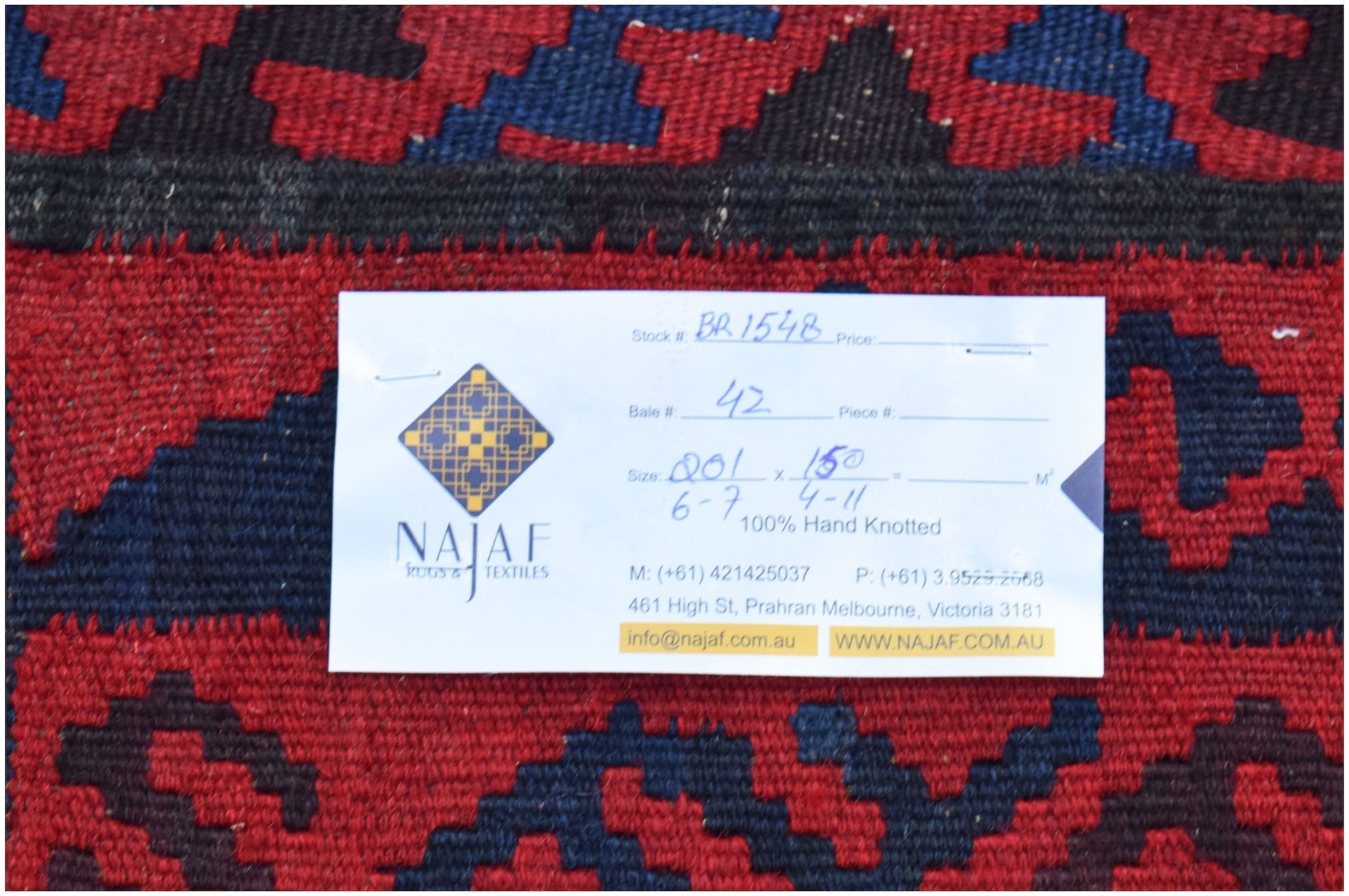 Handmade Afghan Maimana Kilim | 201 x 150 cm | 6'7" x 4'11" - Najaf Rugs & Textile