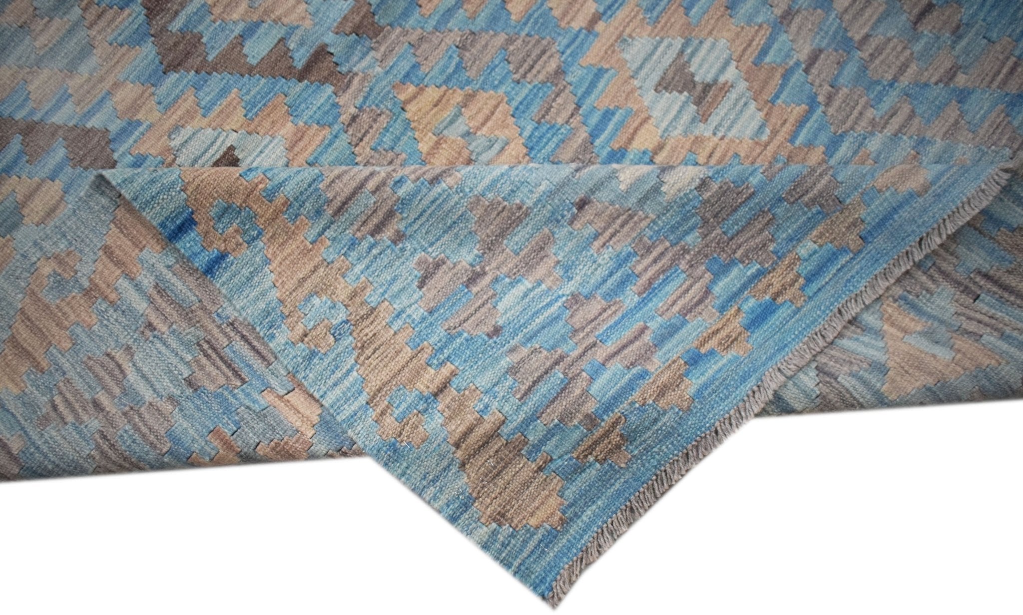 Handmade Afghan Maimana Kilim | 201 x 151 cm | 6'7" x 5' - Najaf Rugs & Textile