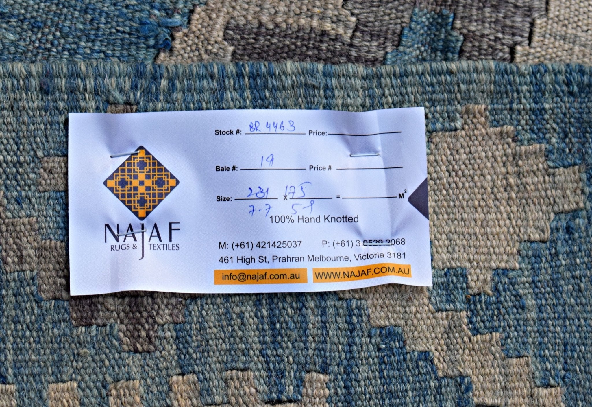 Handmade Afghan Maimana Kilim | 231 x 175 cm | 7'7" x 5'9" - Najaf Rugs & Textile