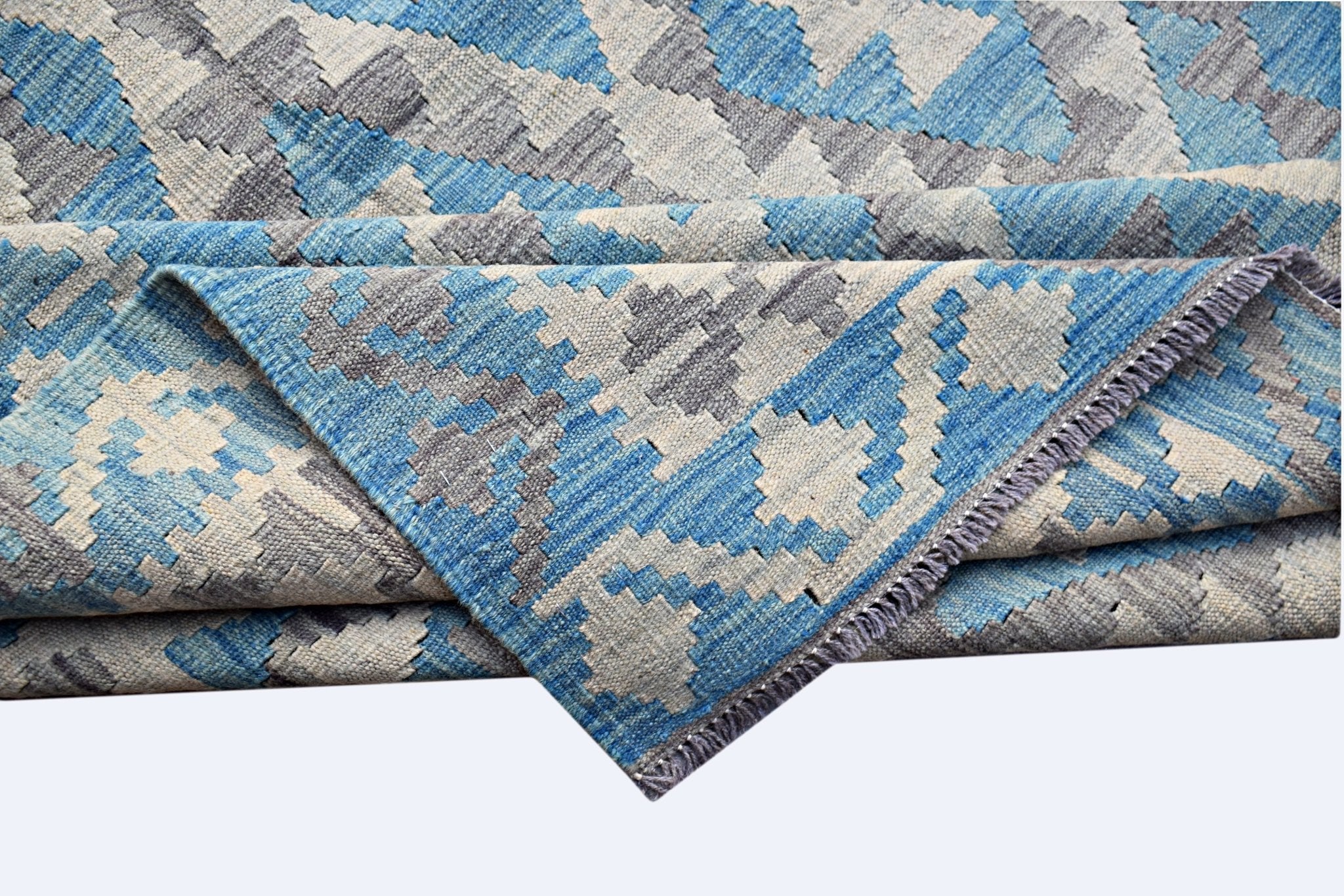 Handmade Afghan Maimana Kilim | 231 x 175 cm | 7'7" x 5'9" - Najaf Rugs & Textile