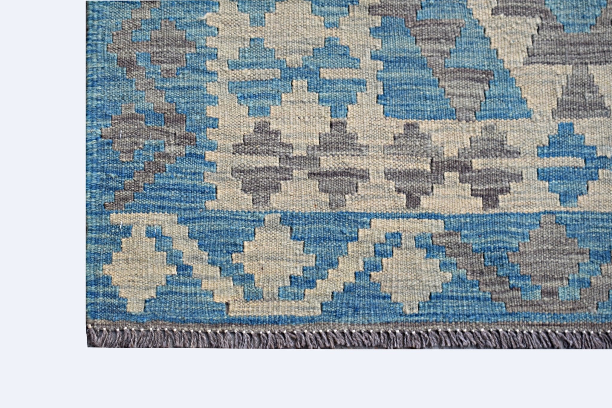 Handmade Afghan Maimana Kilim | 231 x 175 cm | 7'7" x 5'9" - Najaf Rugs & Textile