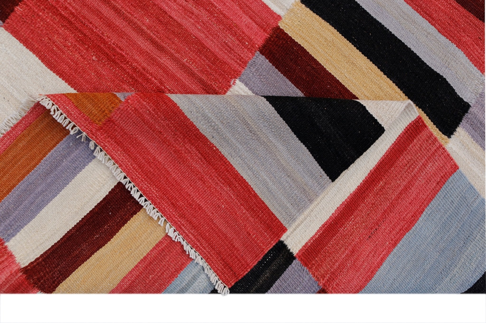 Handmade Afghan Maimana Kilim | 235 x 158 cm | 7'9" x 5'2" - Najaf Rugs & Textile