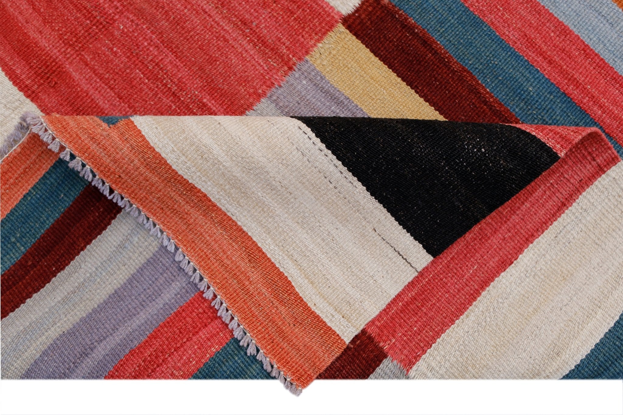 Handmade Afghan Maimana Kilim | 235 x 167 cm | 7'9" x 5'6" - Najaf Rugs & Textile