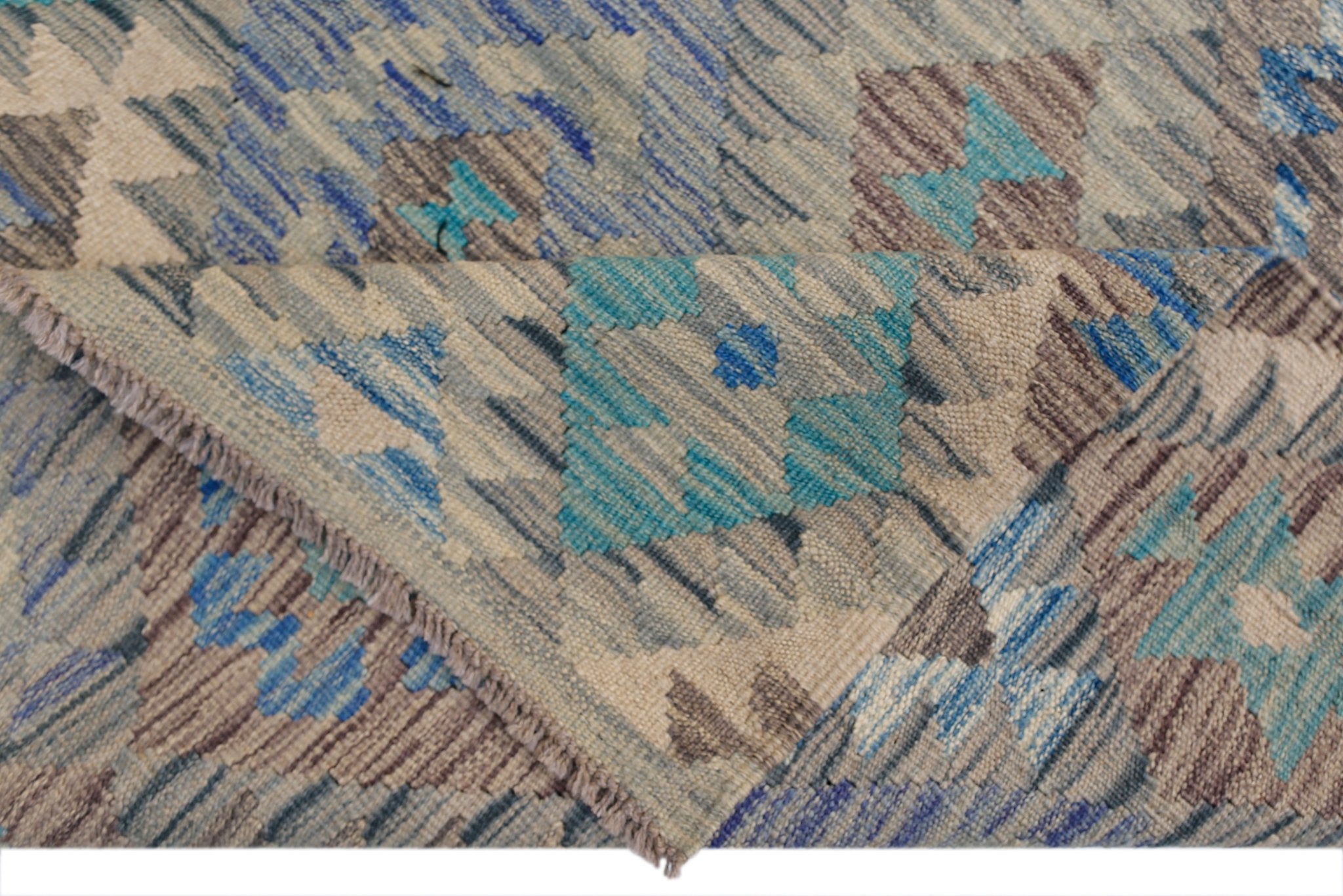 Handmade Afghan Maimana Kilim | 243 x 176 cm | 8' x 5'8" - Najaf Rugs & Textile