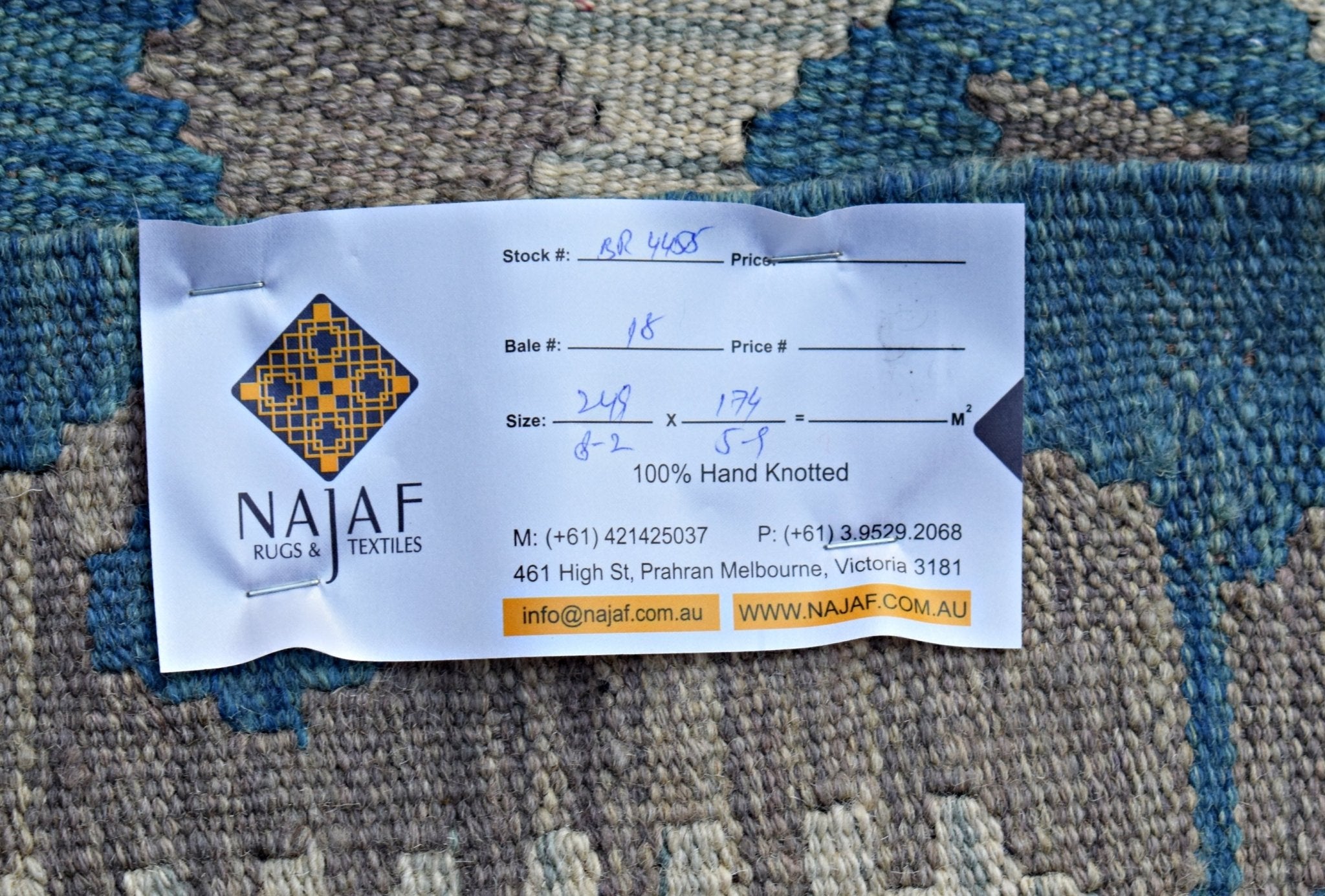 Handmade Afghan Maimana Kilim | 249 x 174 cm | 8'2" x 5'9" - Najaf Rugs & Textile