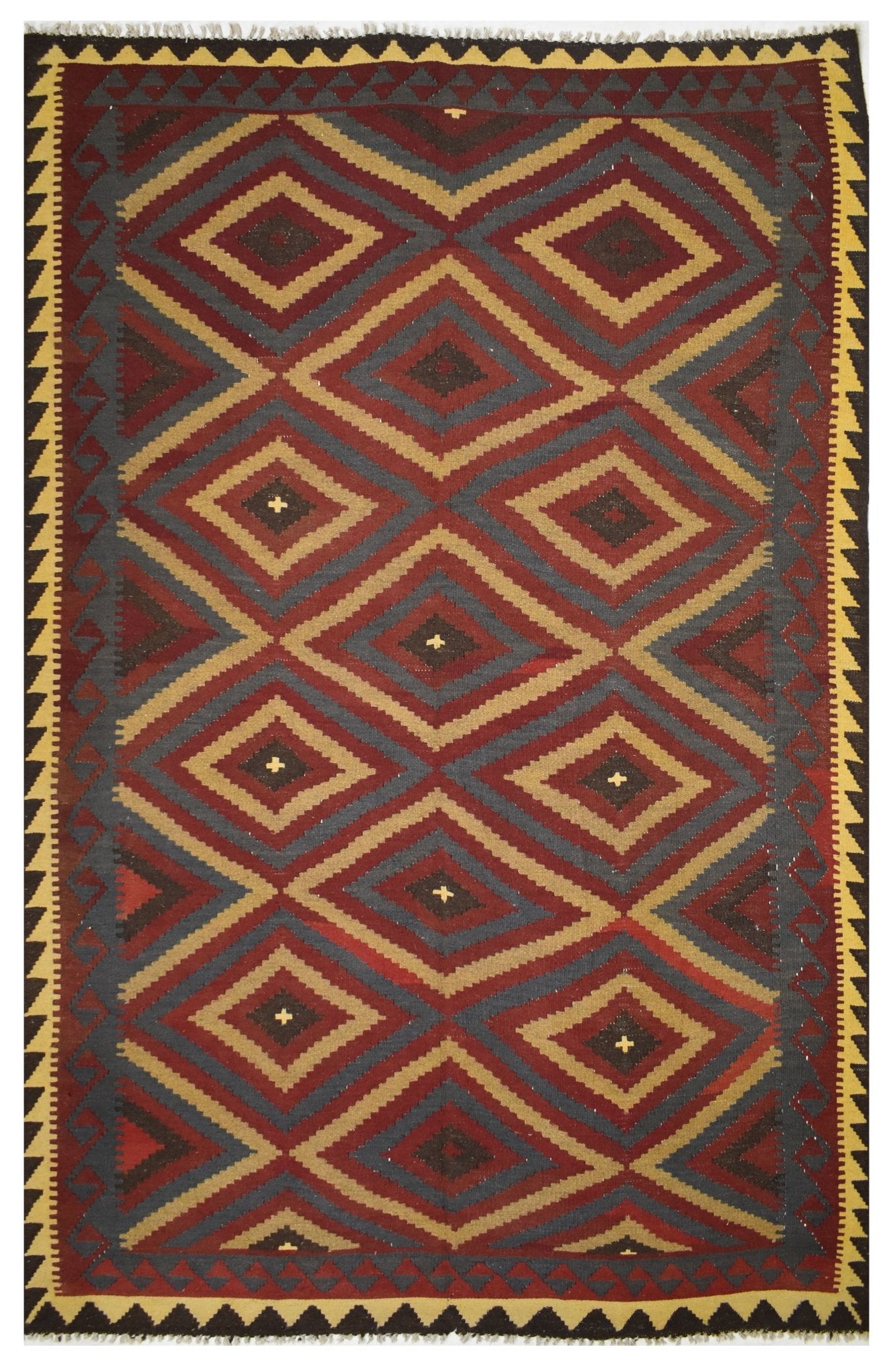 Handmade Afghan Maimana Kilim | 258 x 180 cm | 8'4" x 5'9" - Najaf Rugs & Textile