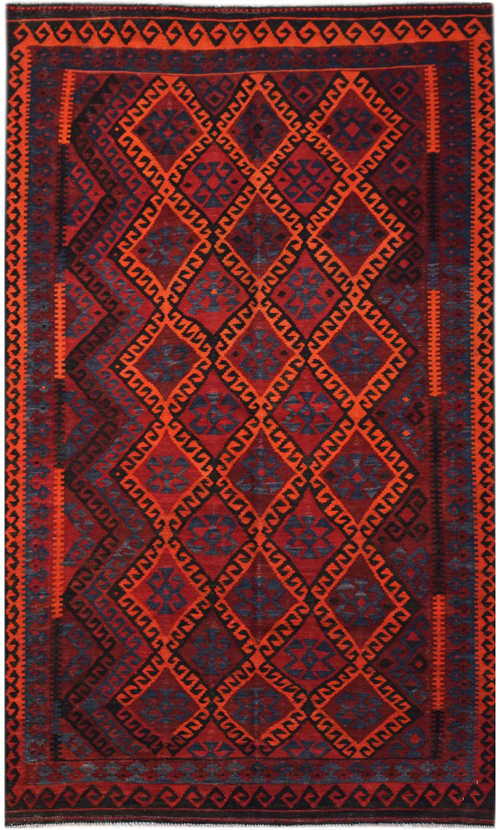 Handmade Afghan Maimana Kilim | 265 x 159 cm | 8'9" x 5'2" - Najaf Rugs & Textile