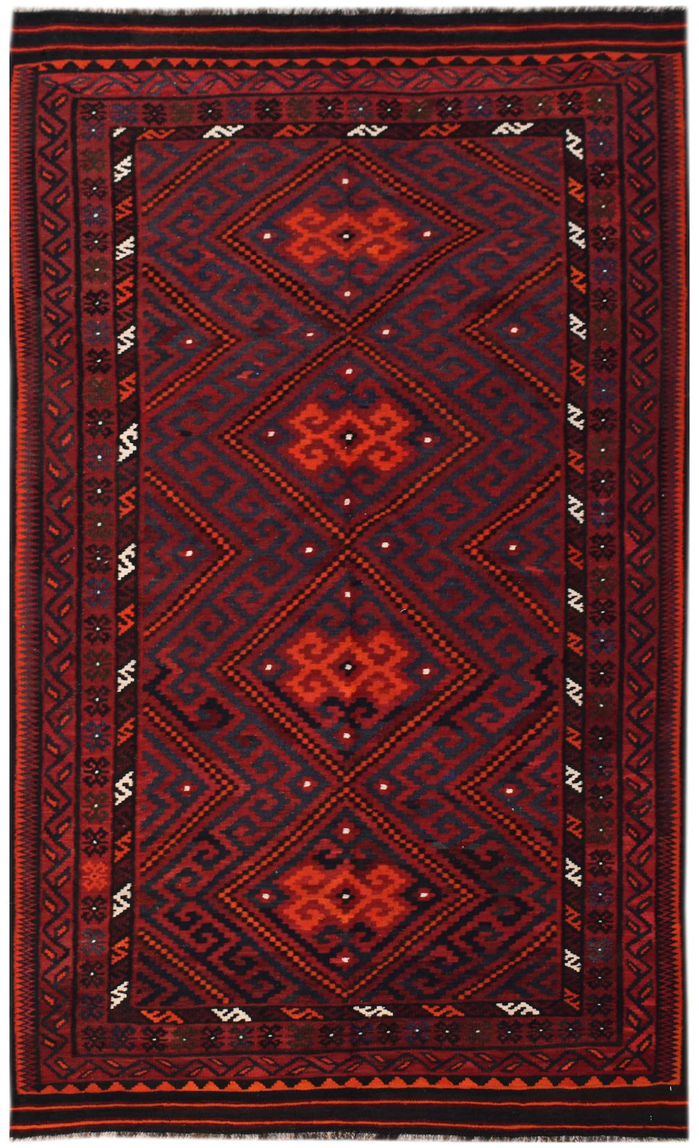 Handmade Afghan Maimana Kilim | 270 x 163 cm | 8'10" x 5'4" - Najaf Rugs & Textile