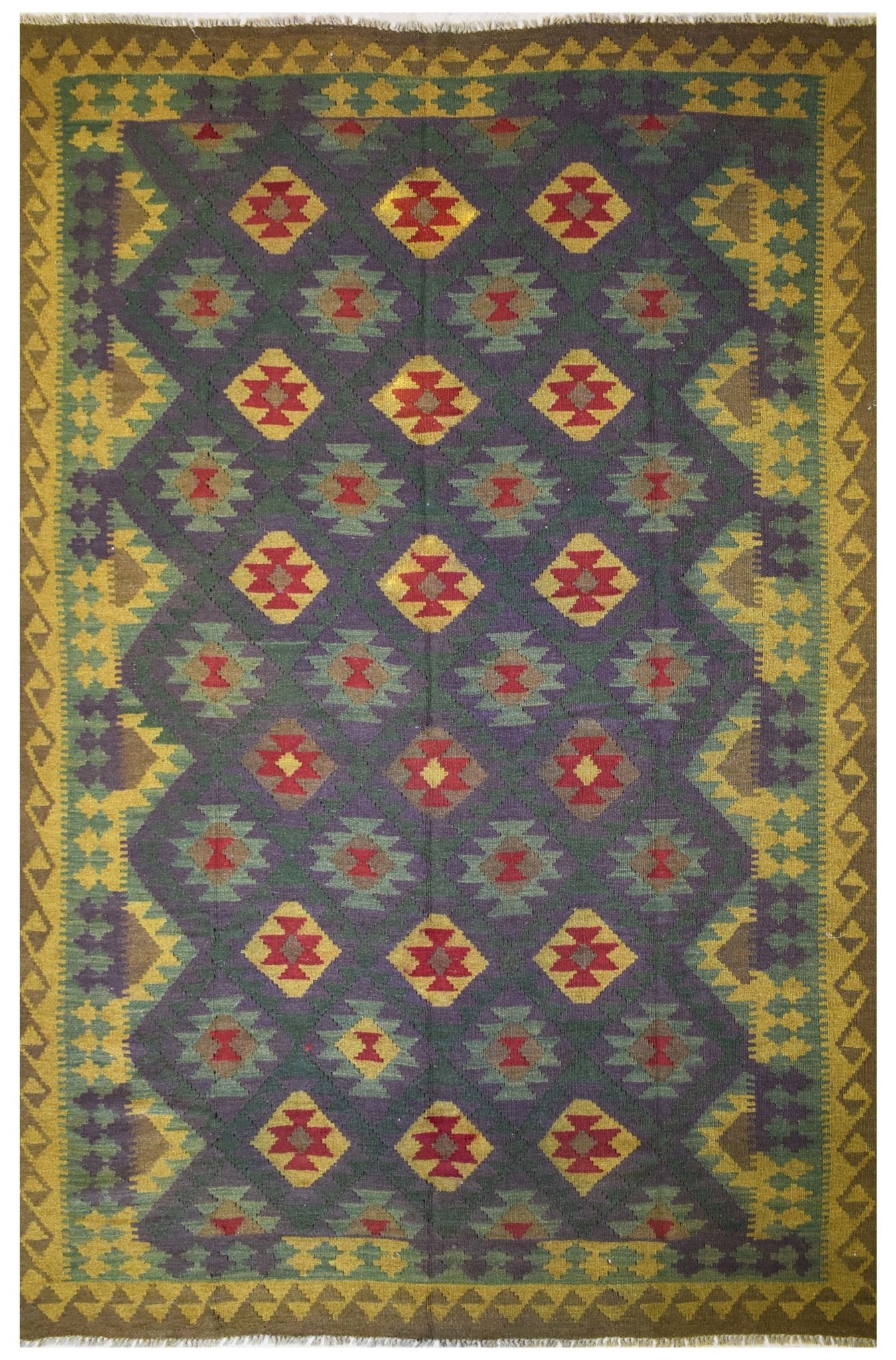 Handmade Afghan Maimana Kilim | 285 x 200 cm | 9'3" x 6'5" - Najaf Rugs & Textile
