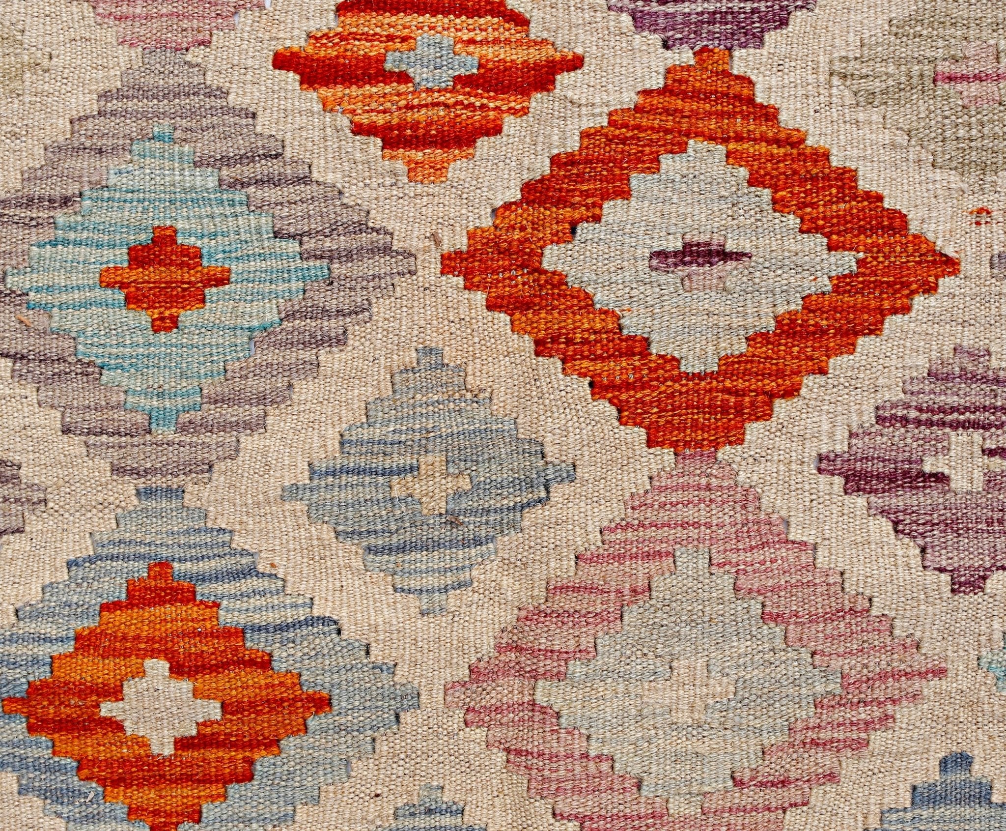 Handmade Afghan Maimana Kilim | 286 x 252 cm | 9'5" x 8'4" - Najaf Rugs & Textile