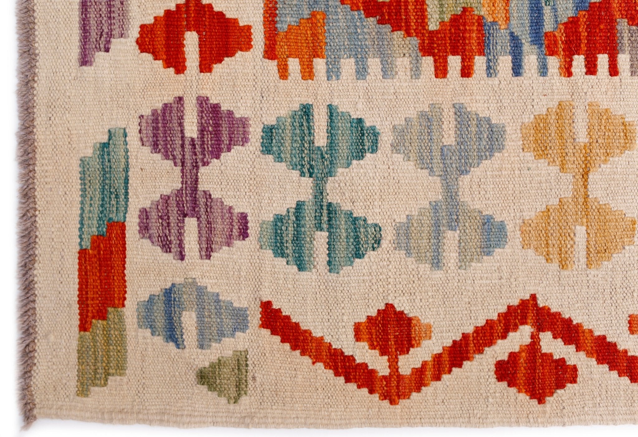 Handmade Afghan Maimana Kilim | 290 x 207 cm | 9'7" x 6'10" - Najaf Rugs & Textile