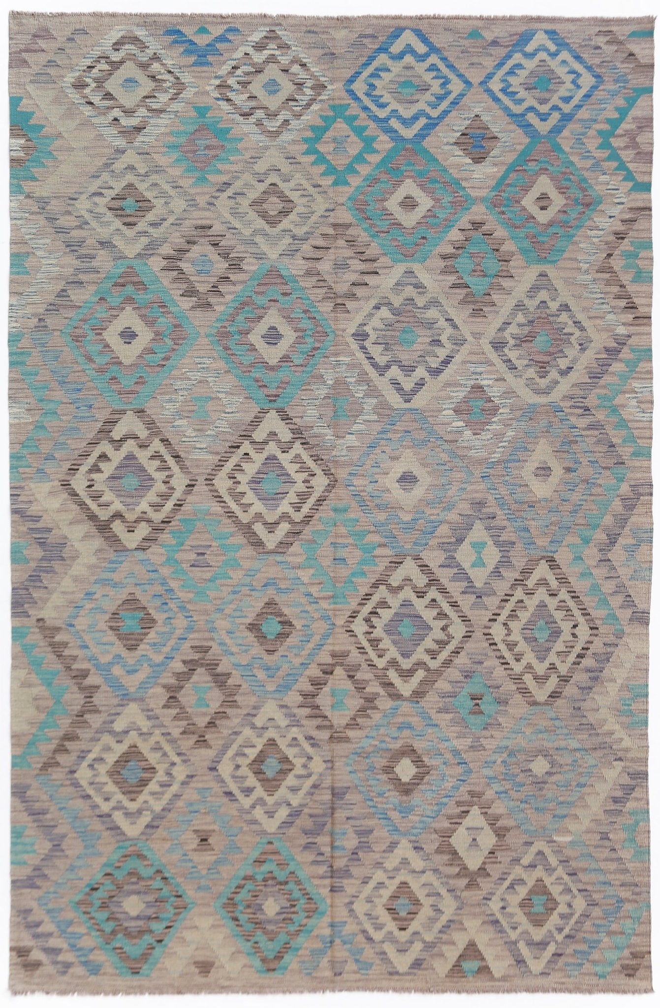 Handmade Afghan Maimana Kilim | 294 x 203 cm | 9'8" x 6'8" - Najaf Rugs & Textile
