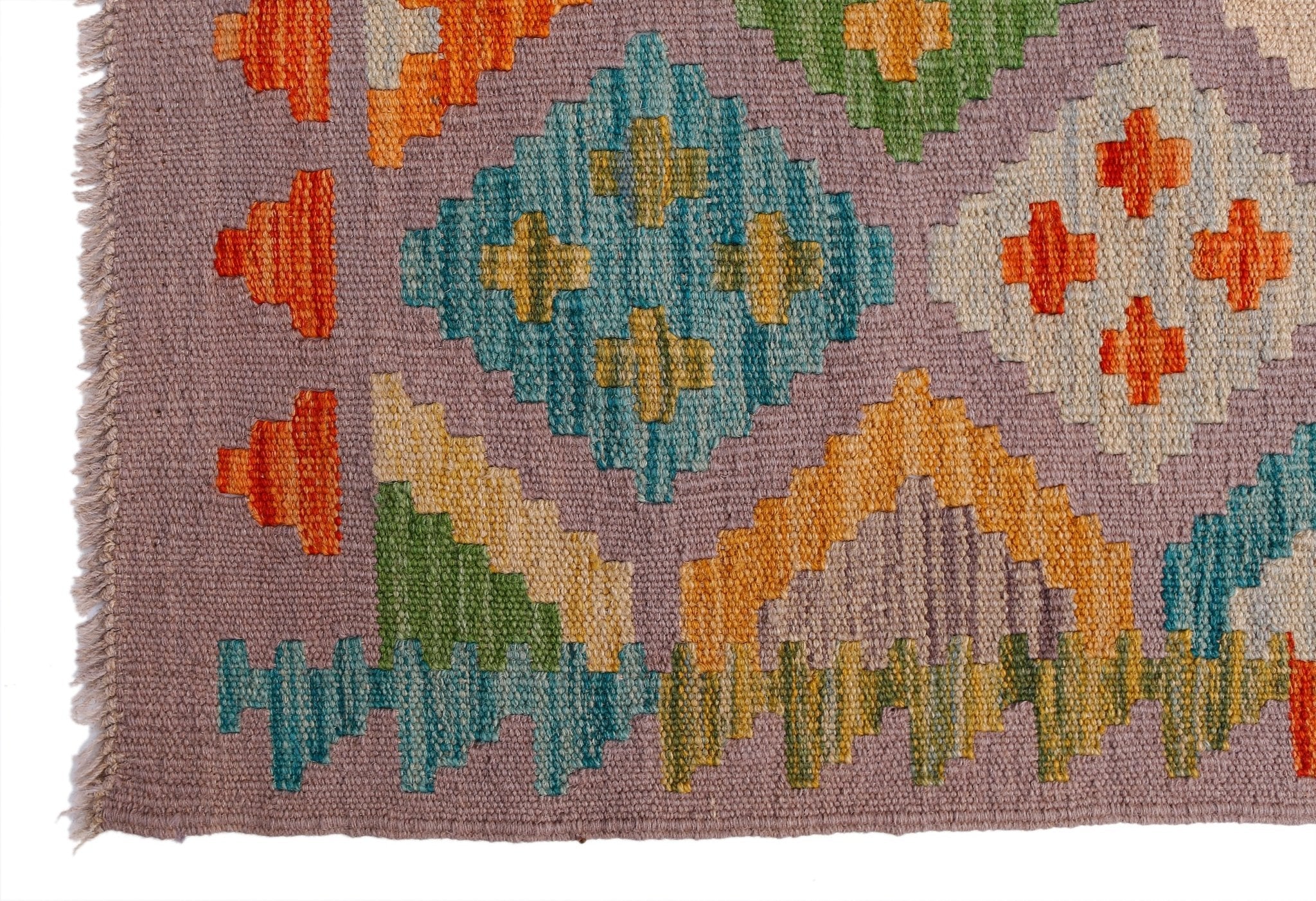 Handmade Afghan Maimana Kilim | 296 x 203 cm | 9'9" x 6'8" - Najaf Rugs & Textile