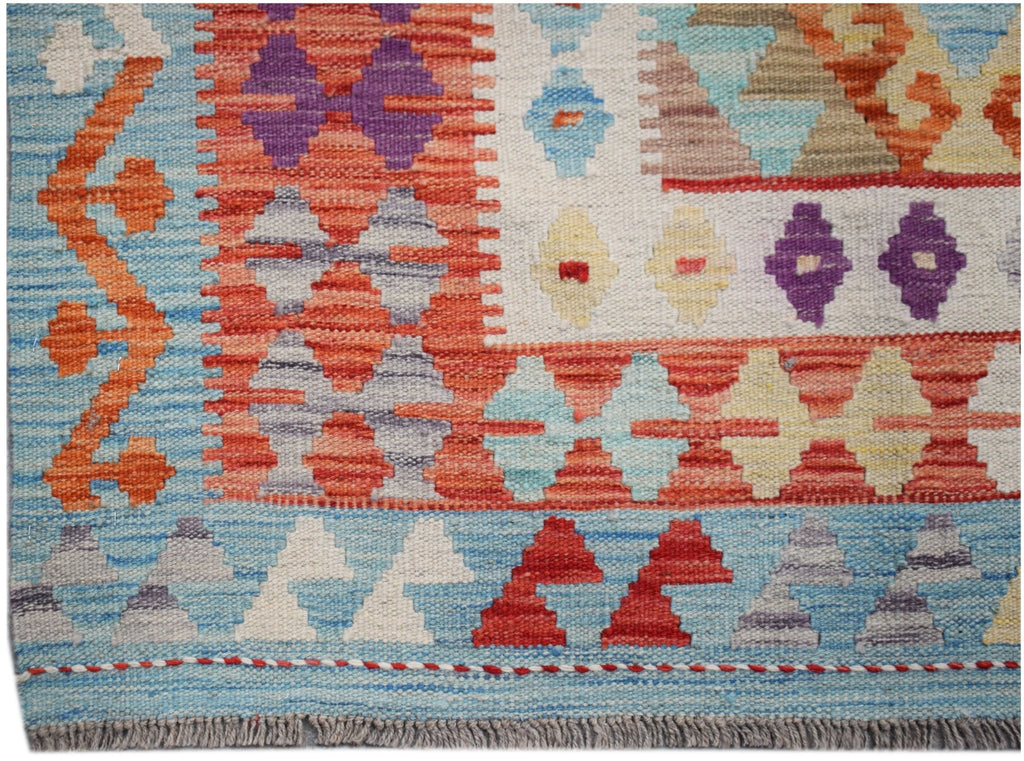 Handmade Afghan Maimana Kilim | 298 x 212 cm | 9'10" x 7'10" - Najaf Rugs & Textile