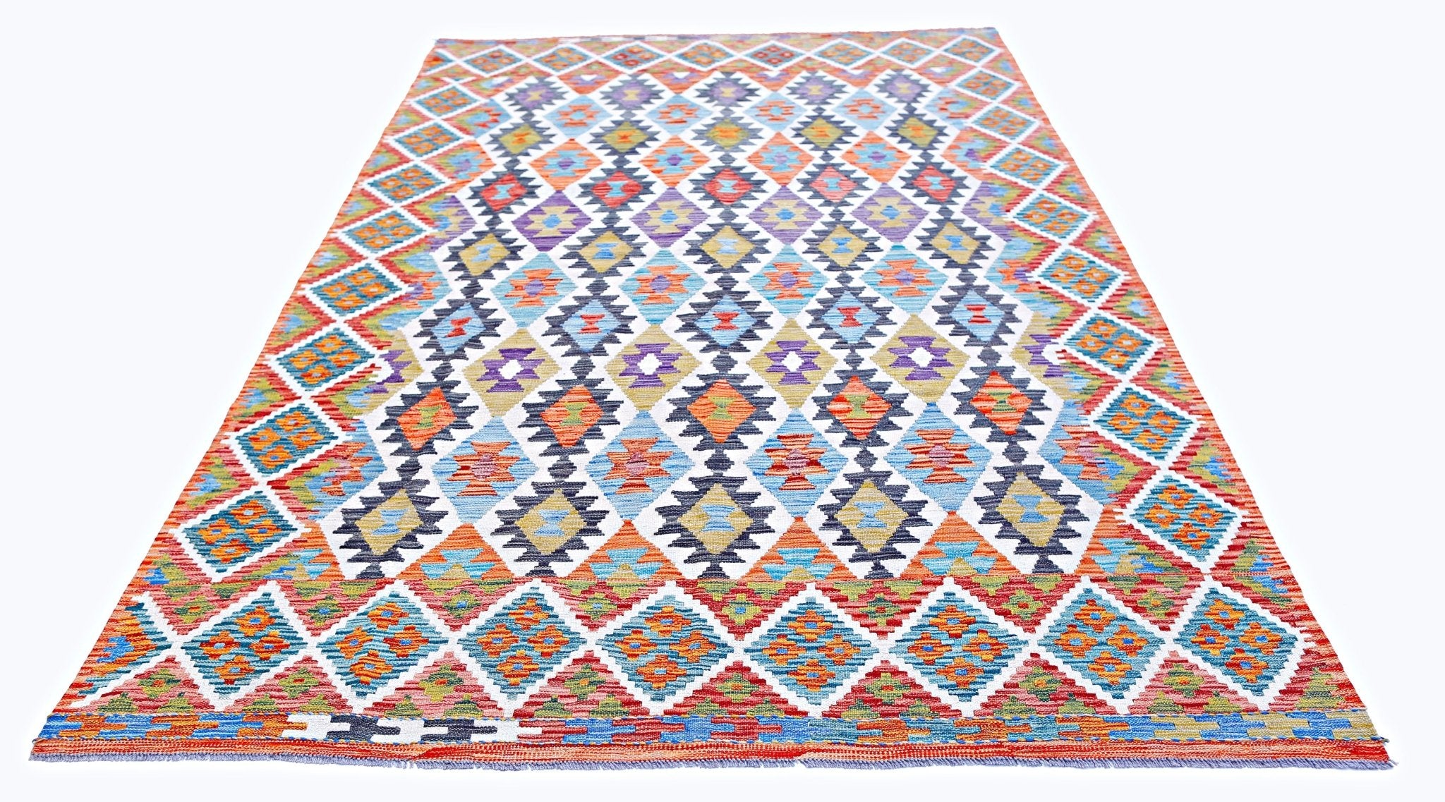 Handmade Afghan Maimana Kilim | 300 x 210 cm | 9'10" x 6'11" - Najaf Rugs & Textile