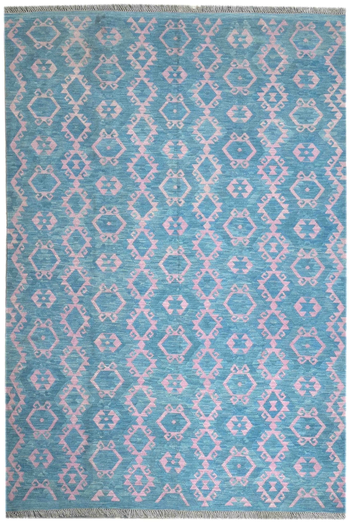 Handmade Afghan Maimana Kilim | 301 x 208 cm | 9'8" x 6'8" - Najaf Rugs & Textile