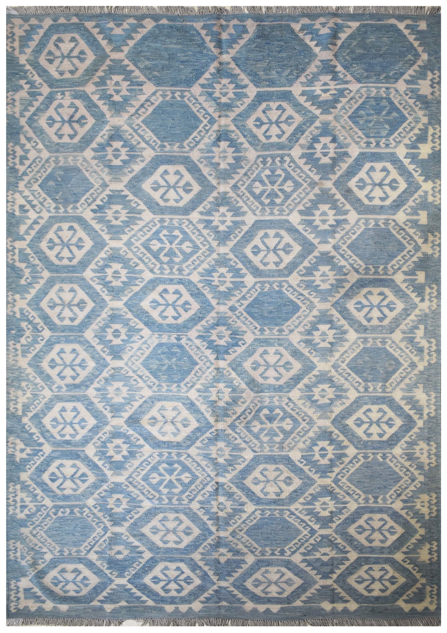 Handmade Afghan Maimana Kilim | 308 x 203 cm | 10'1 x 6'6" - Najaf Rugs & Textile