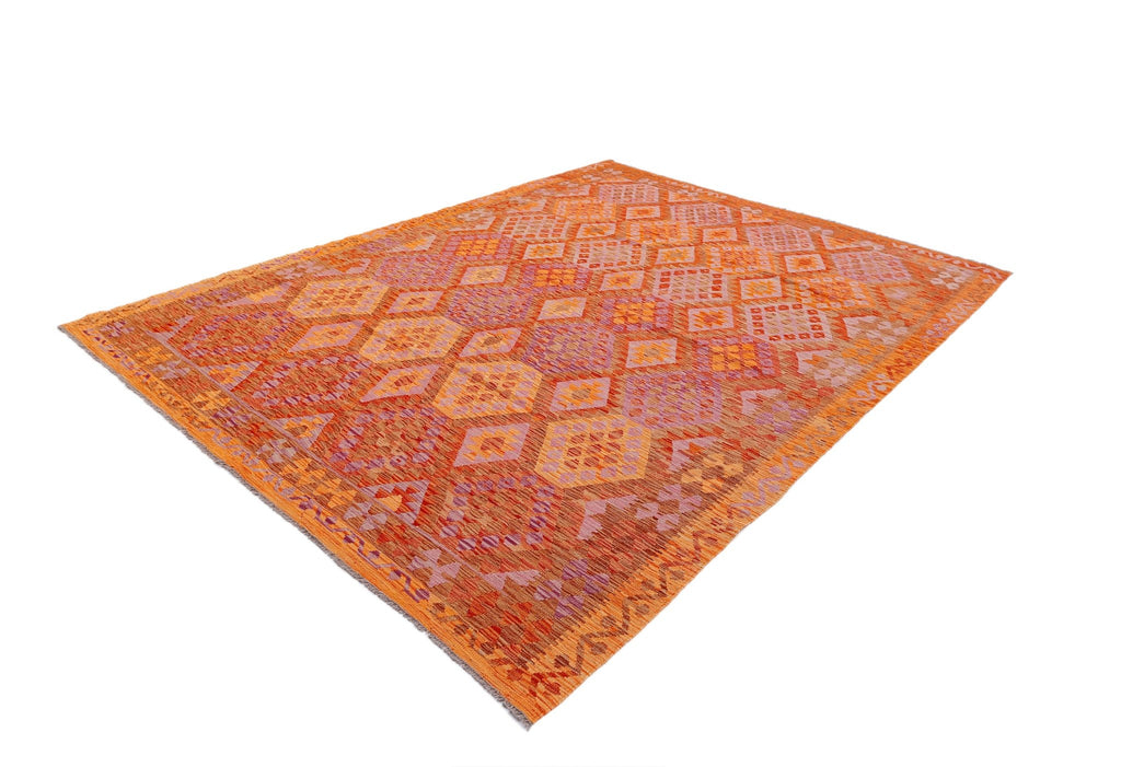 Handmade Afghan Maimana Kilim | 317 x 254 cm | 10'5" x 8'4" - Najaf Rugs & Textile