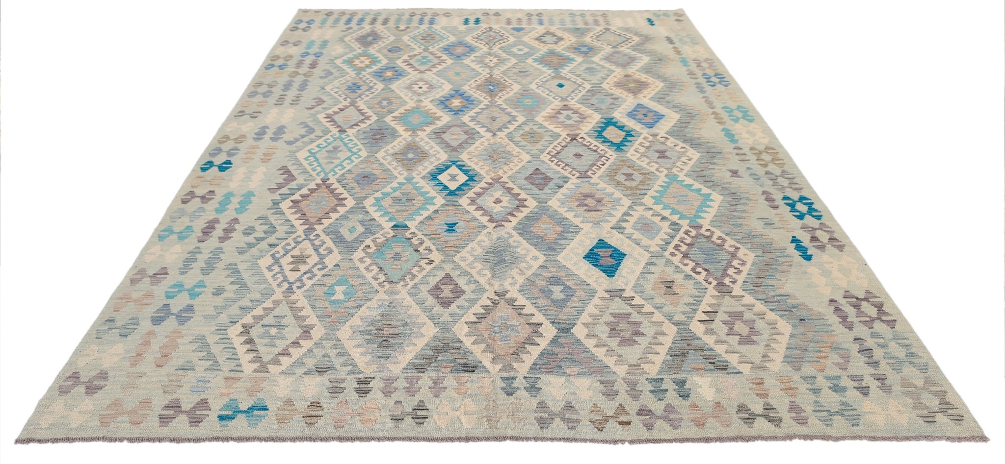Handmade Afghan Maimana Kilim | 337 x 257 cm | 11'1" x 8'6" - Najaf Rugs & Textile