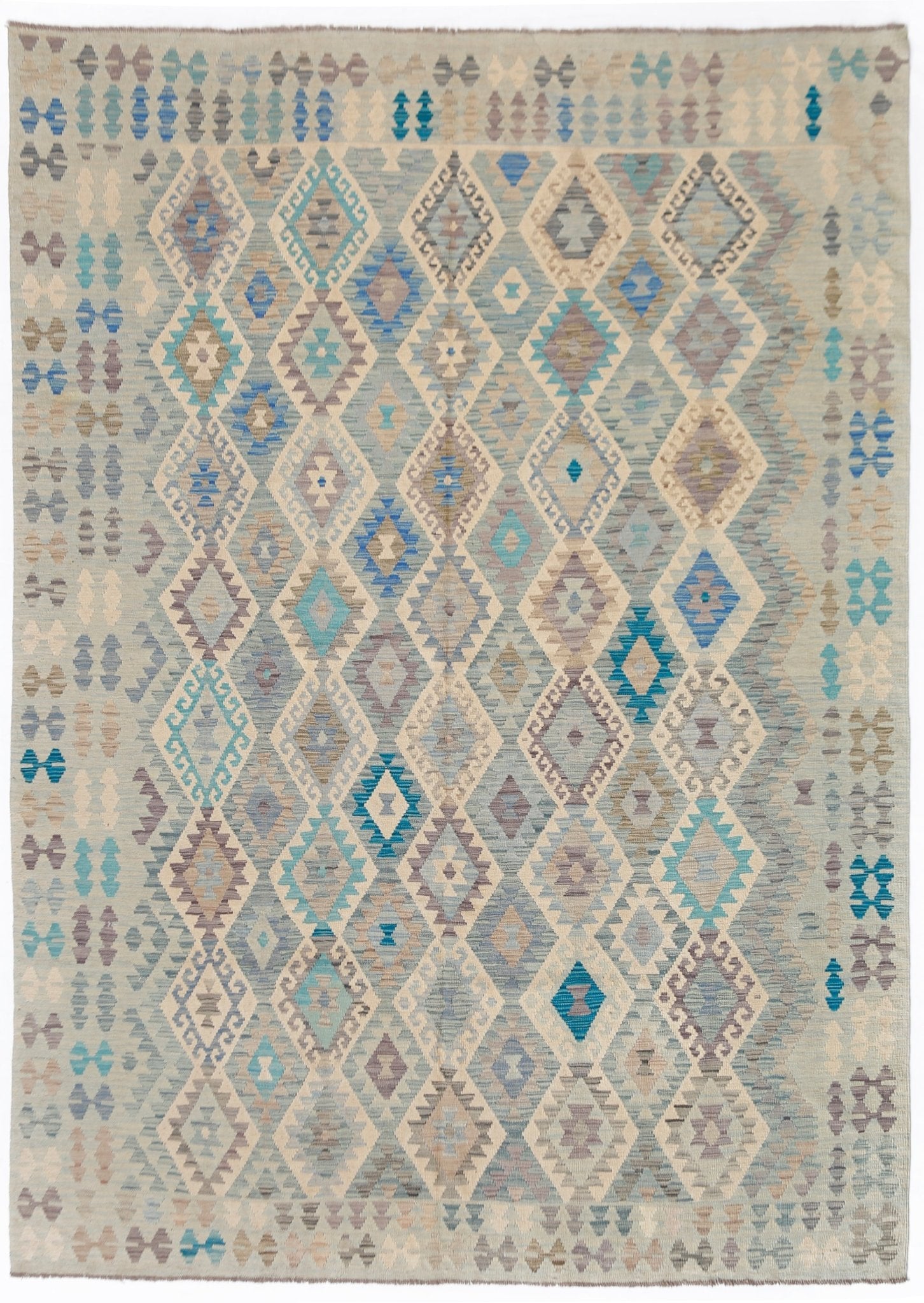 Handmade Afghan Maimana Kilim | 337 x 257 cm | 11'1" x 8'6" - Najaf Rugs & Textile