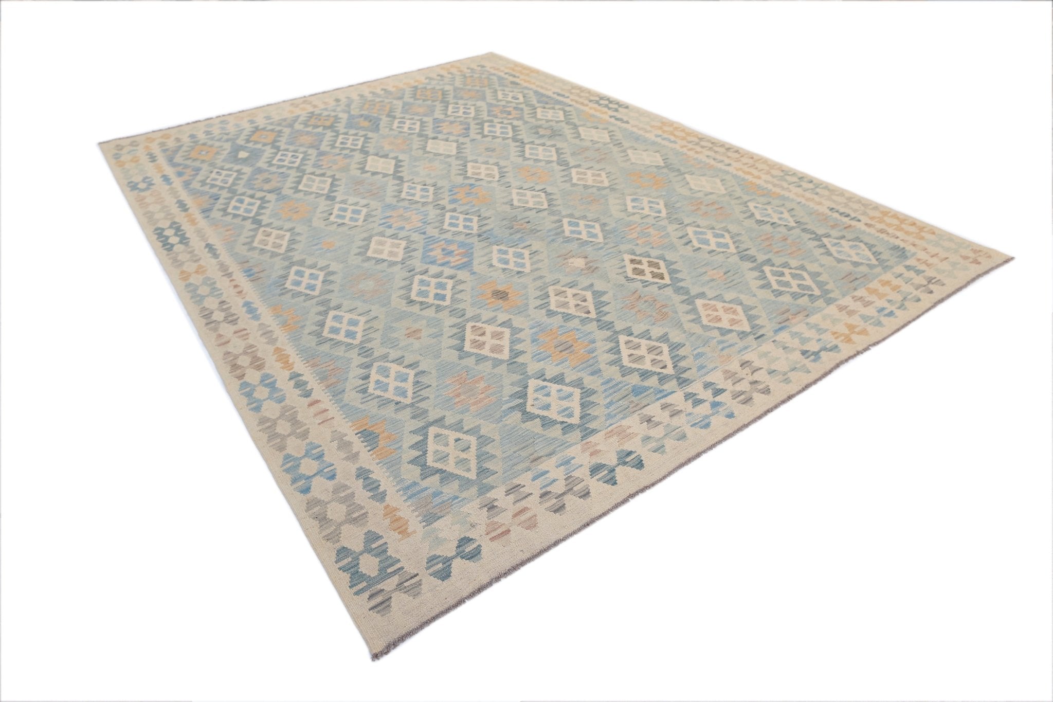 Handmade Afghan Maimana Kilim | 340 x 254 cm | 11'2" x 8'4" - Najaf Rugs & Textile