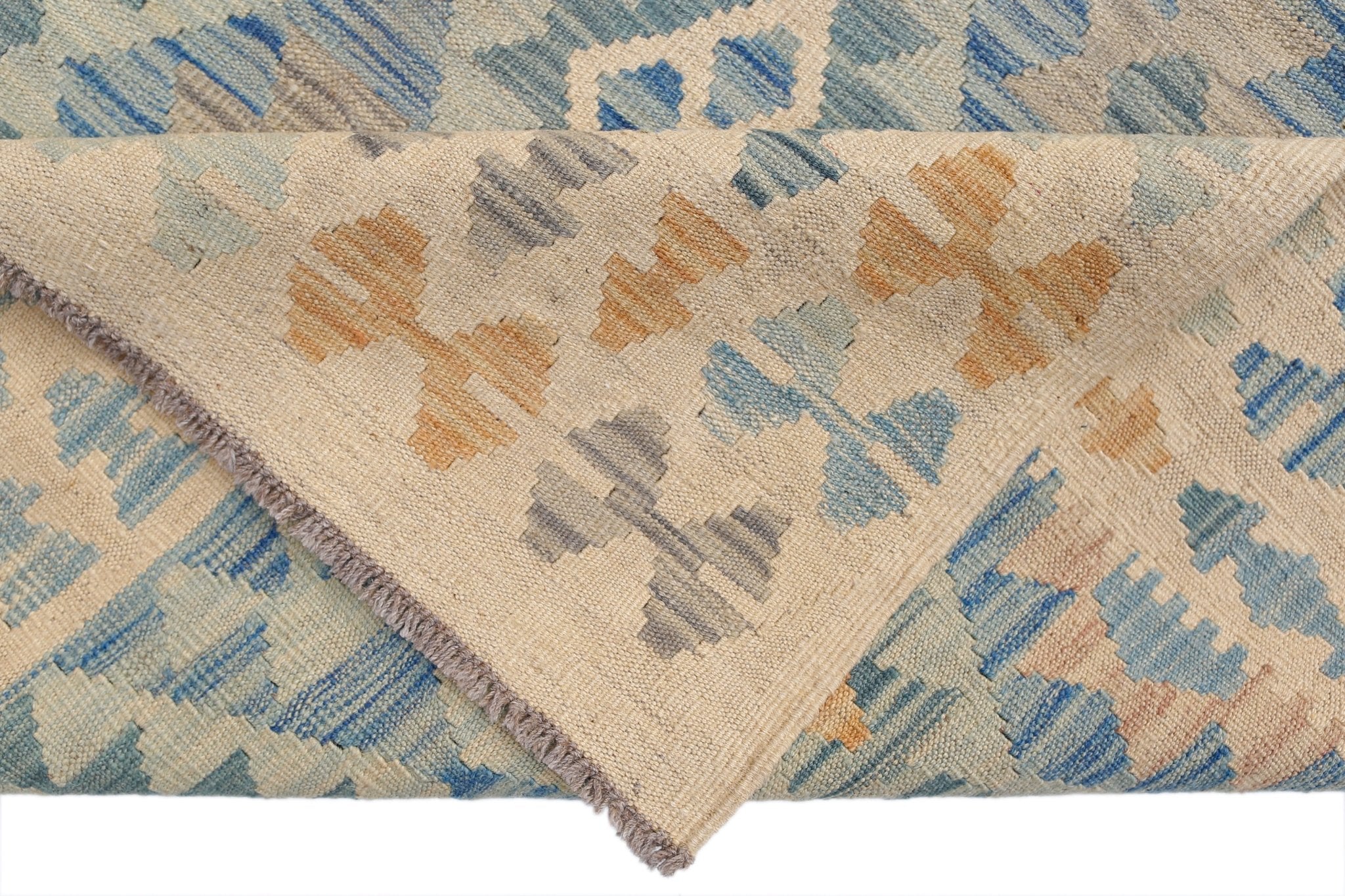 Handmade Afghan Maimana Kilim | 340 x 254 cm | 11'2" x 8'4" - Najaf Rugs & Textile