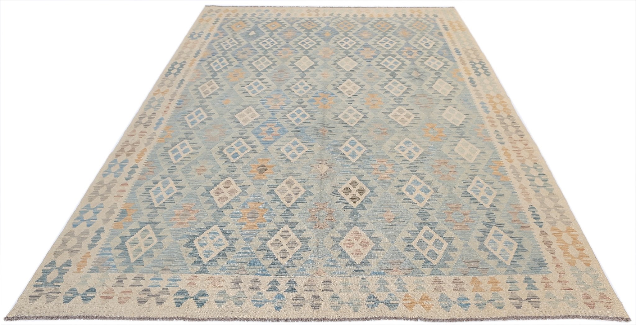 Handmade Afghan Maimana Kilim | 340 x 254 cm | 11'2" x 8'4" - Najaf Rugs & Textile