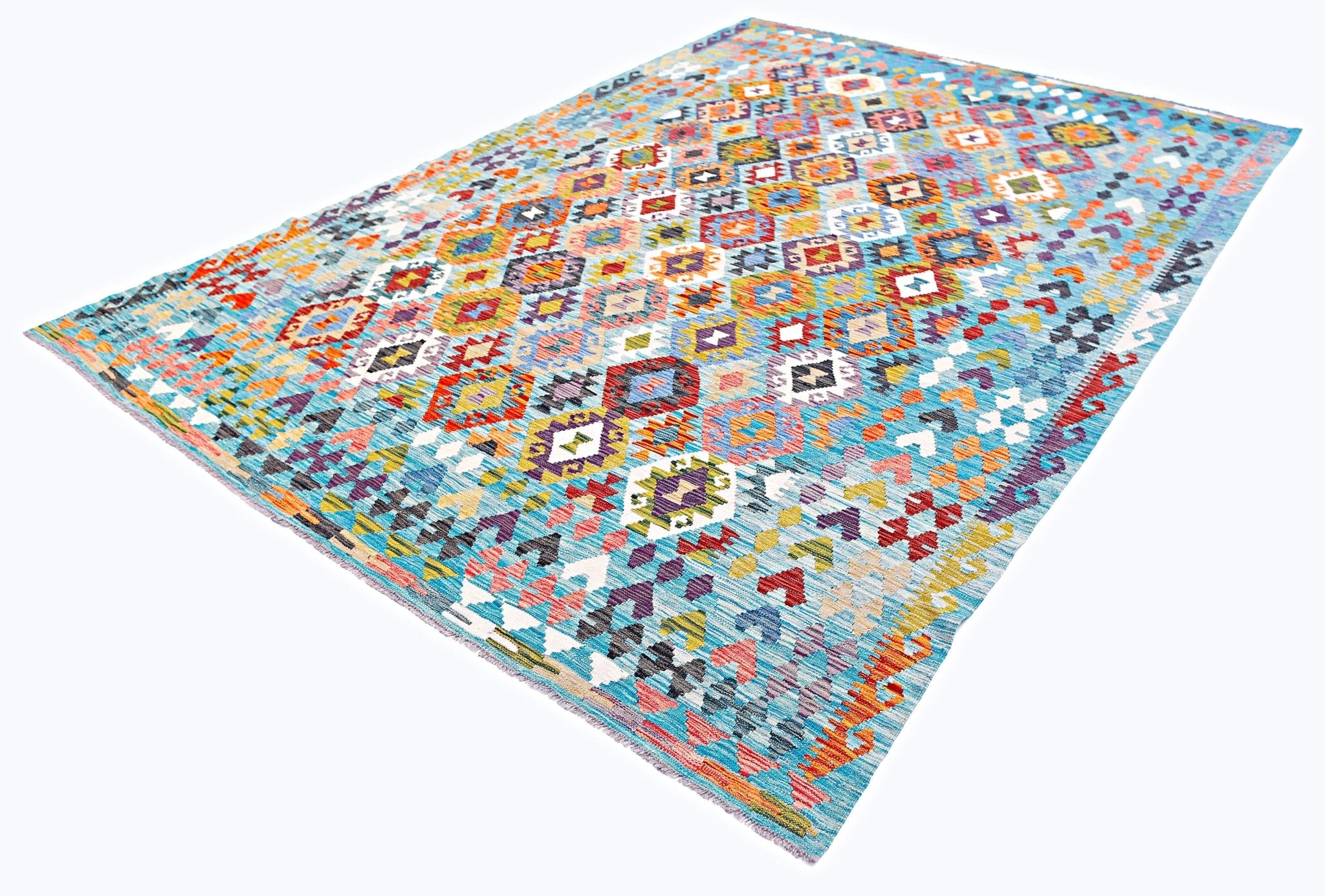 Handmade Afghan Maimana Kilim | 343 x 247 cm | 11'3" x 8'1" - Najaf Rugs & Textile