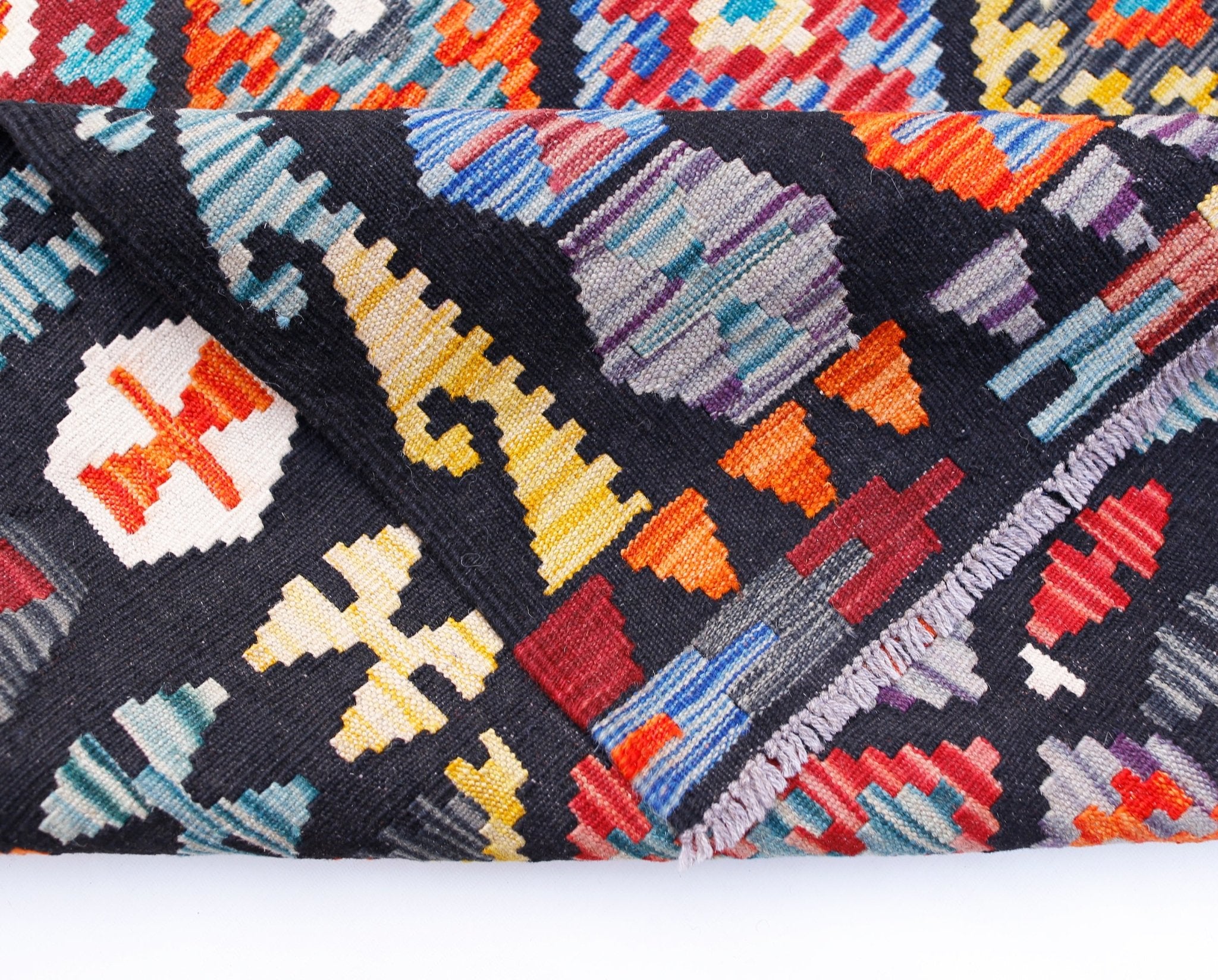 Handmade Afghan Maimana Kilim | 344 x 251 cm | 11'4" x 8'3" - Najaf Rugs & Textile