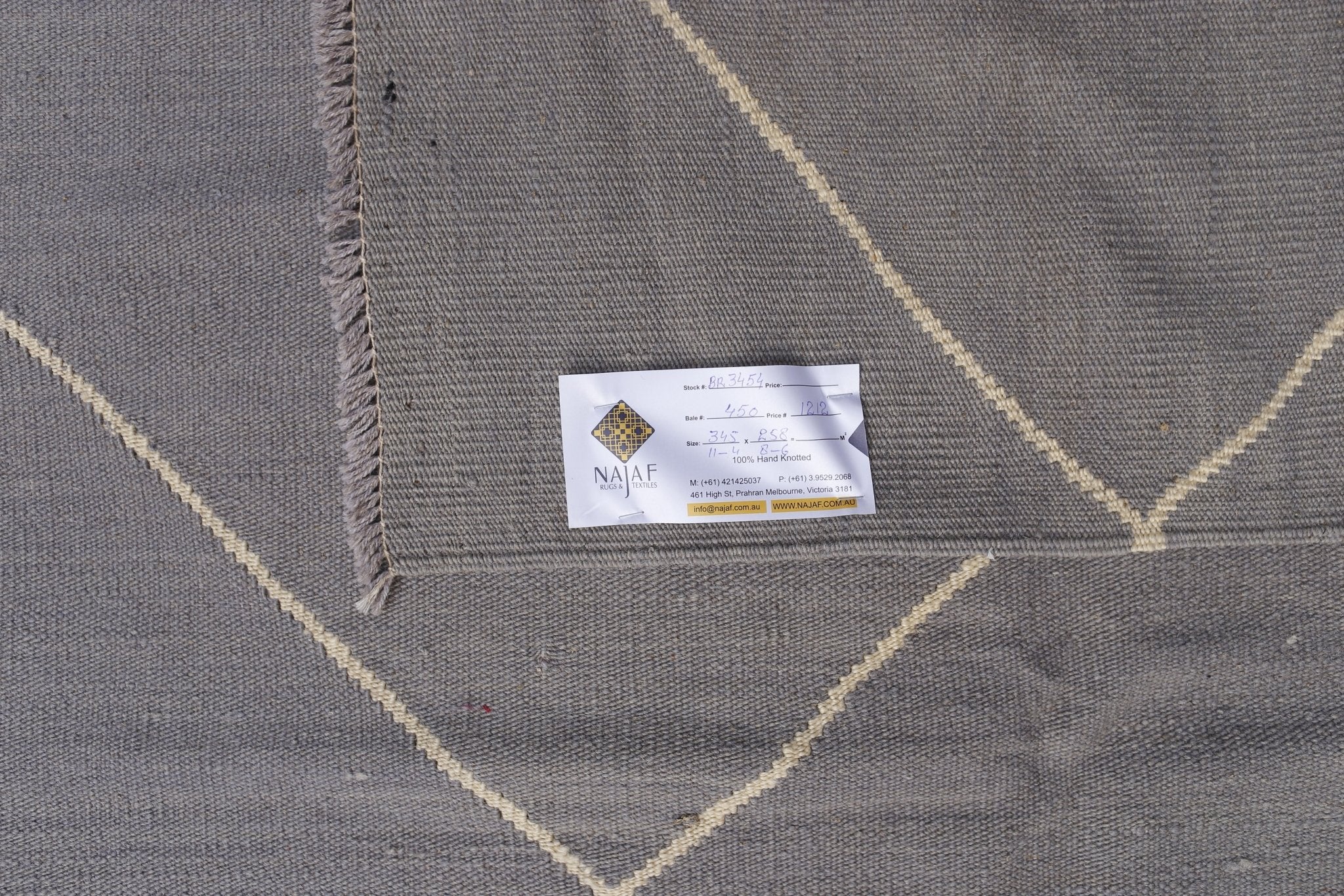 Handmade Afghan Maimana Kilim | 345 x 258 cm | 11'4" x 8'6" - Najaf Rugs & Textile