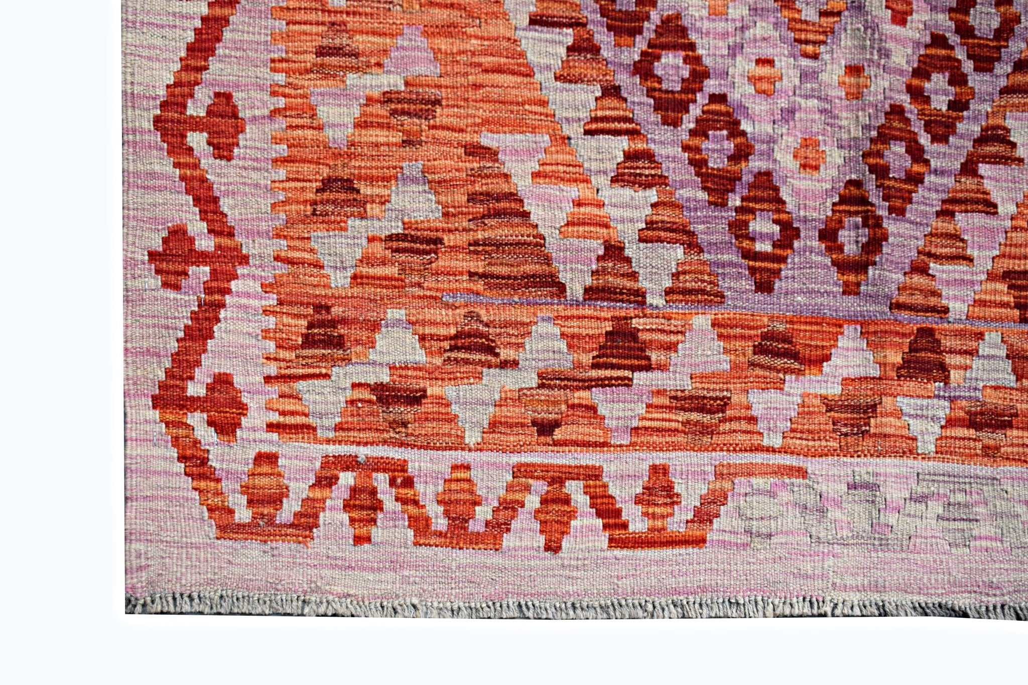 Handmade Afghan Maimana Kilim | 346 x 261 cm | 11'5" x 8'7" - Najaf Rugs & Textile