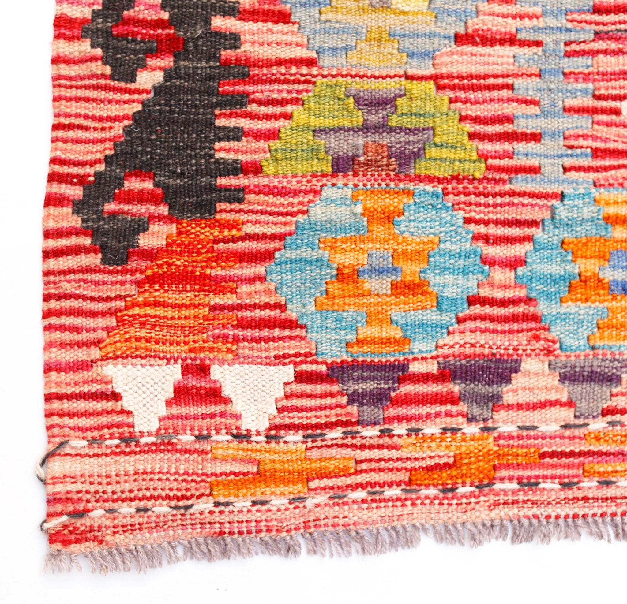 Handmade Afghan Maimana Kilim | 354 x 258 cm | 11'8" x 8'6" - Najaf Rugs & Textile