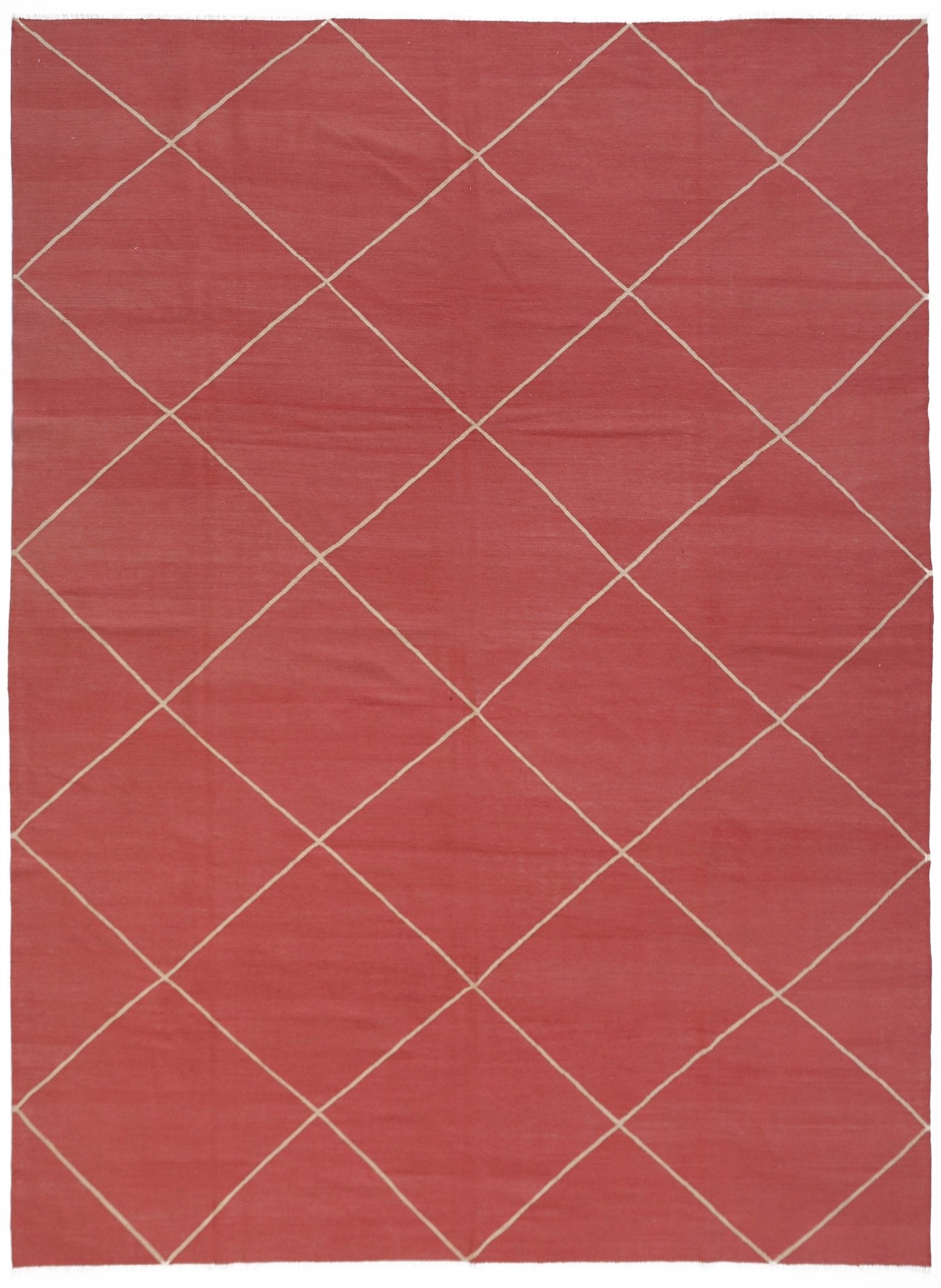 Handmade Afghan Maimana Kilim | 392 x 303 cm | 12'10" x 9'11" - Najaf Rugs & Textile