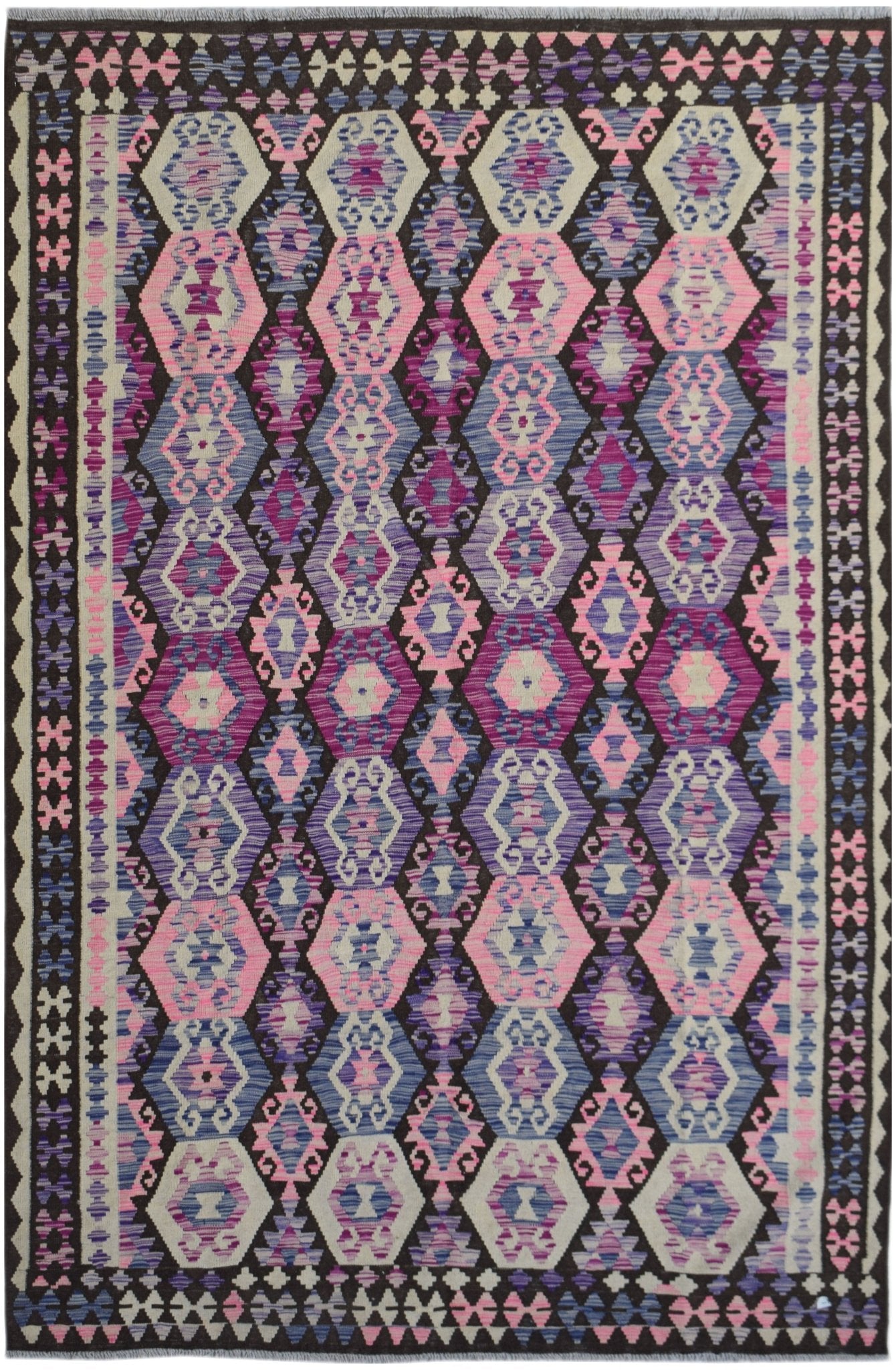Handmade Afghan Maimana Killim | 298 x 209 cm | 9'9" x 6'10" - Najaf Rugs & Textile