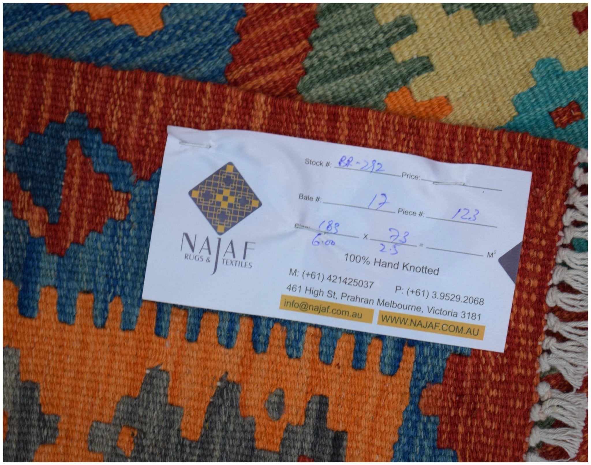 Handmade Afghan Maimana Killim Hallway Runner | 183 x 73 cm | 6' x 2'5" - Najaf Rugs & Textile