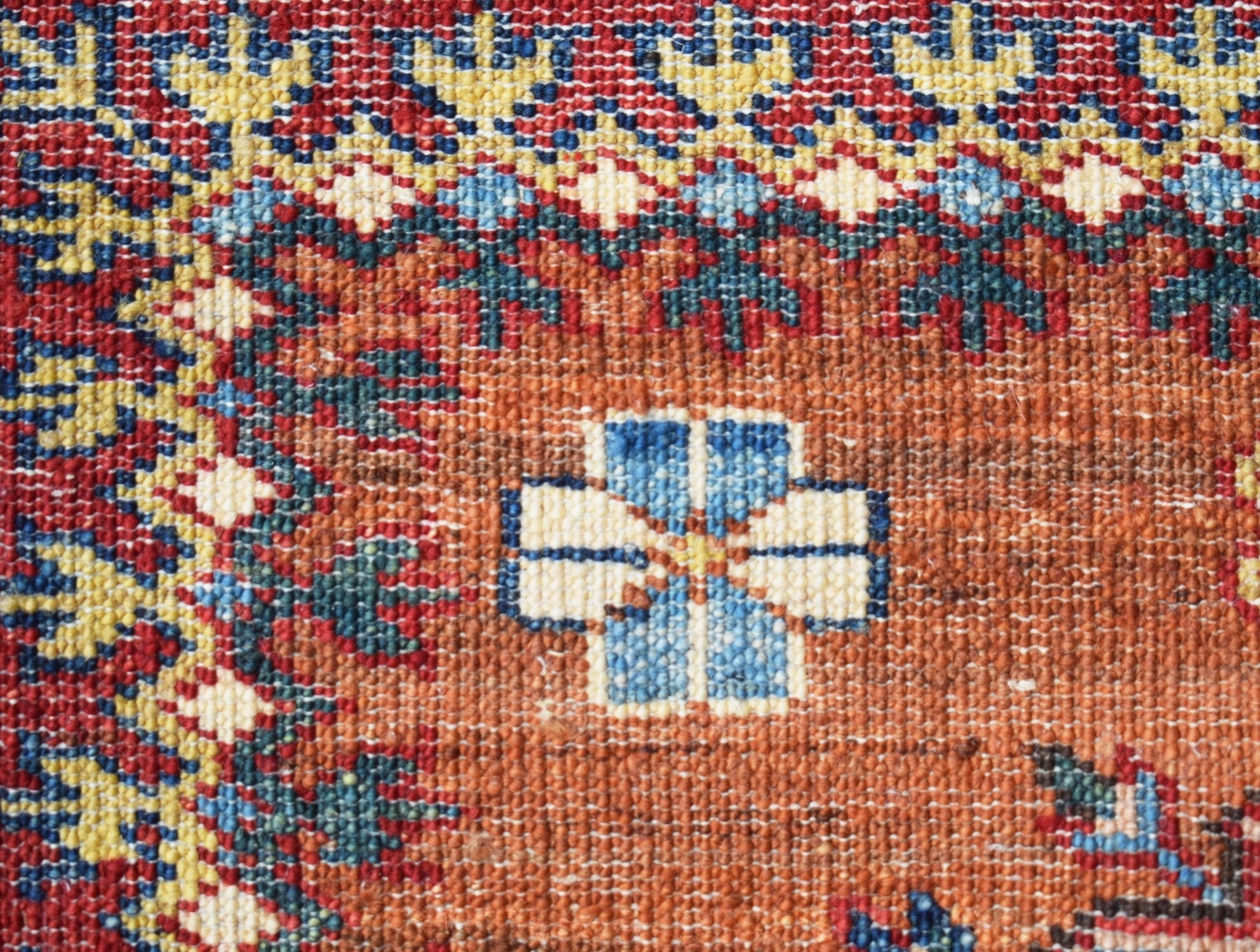 Handmade Afghan Super Kazakh Rug | 200 x 152 cm | 6'7" x 5' - Najaf Rugs & Textile